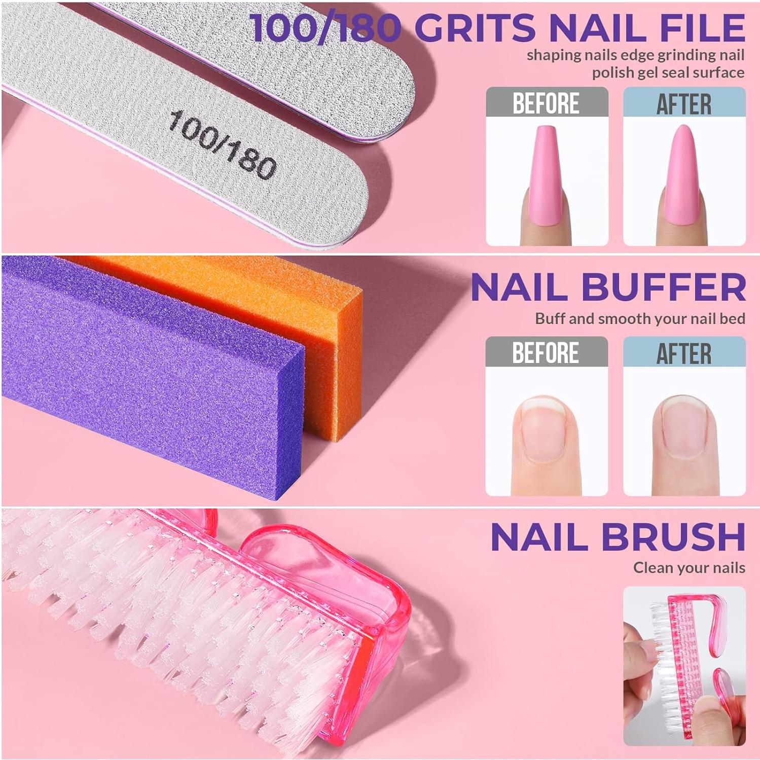 Kit de Manicura Teenitor 10 Piezas con Cuencos Remojo