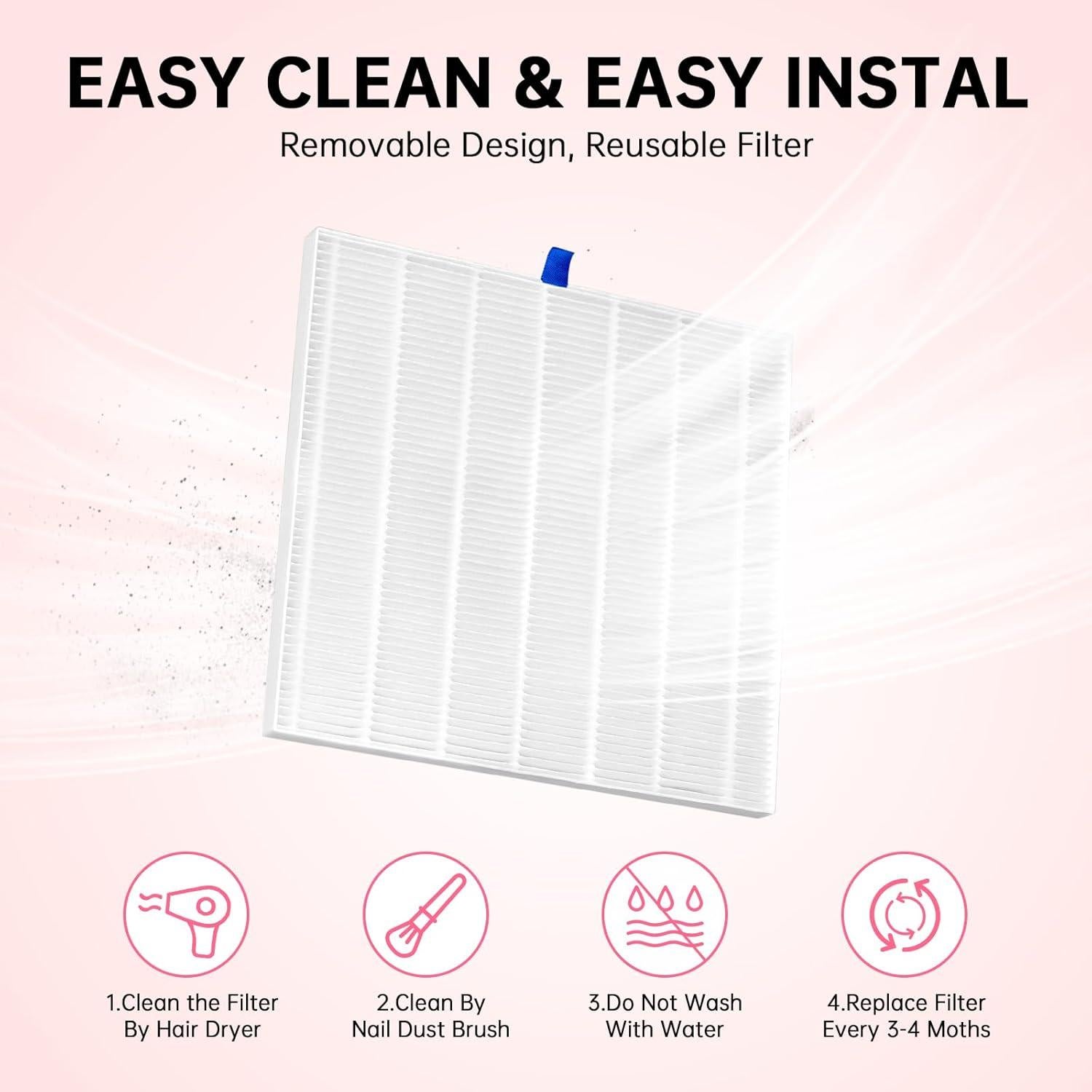 Colector de Polvo de Uñas CHRISTINE SHELLY 650PA Recargable