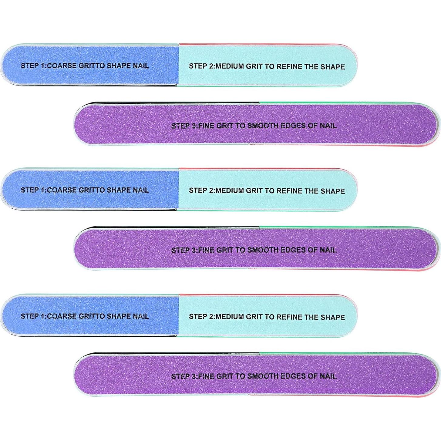 Juego de Limadoras y Pulidores de Uñas Mudder - 6 Piezas