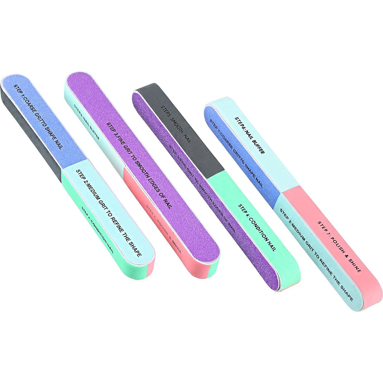 Juego de Limadoras y Pulidores de Uñas Mudder - 6 Piezas