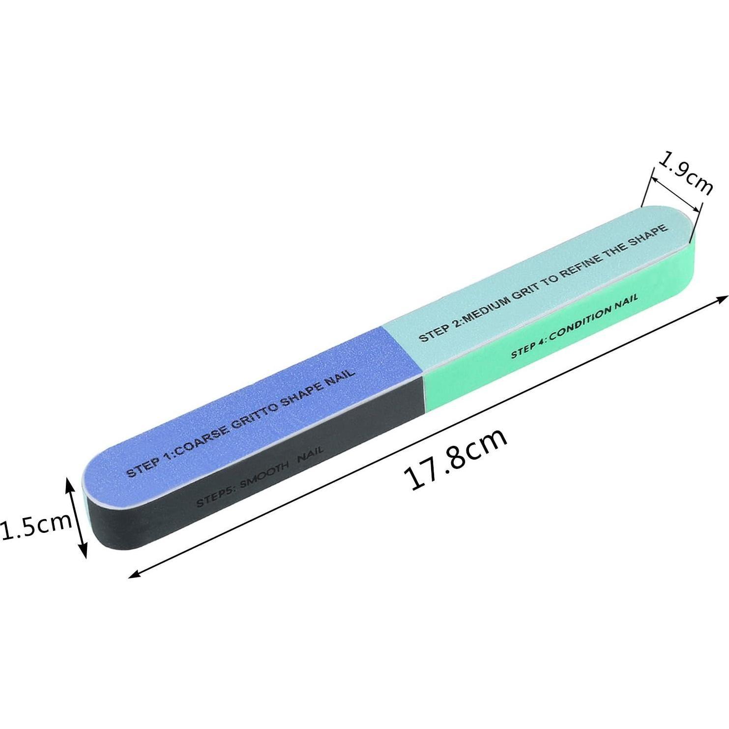 Juego de Limadoras y Pulidores de Uñas Mudder - 6 Piezas