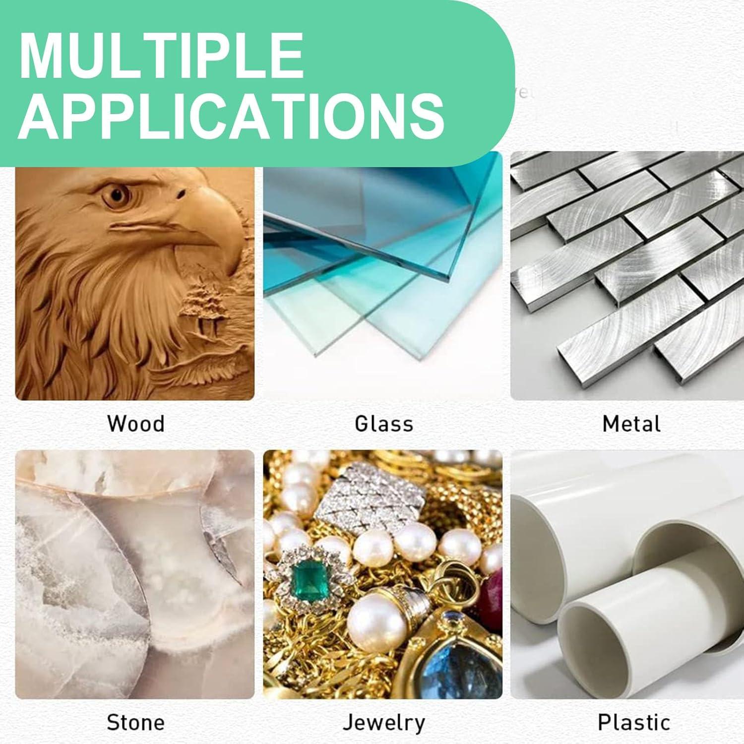 Brocas de Taladro para Uñas ZJchao - 12 Piezas Fieltro Pulido