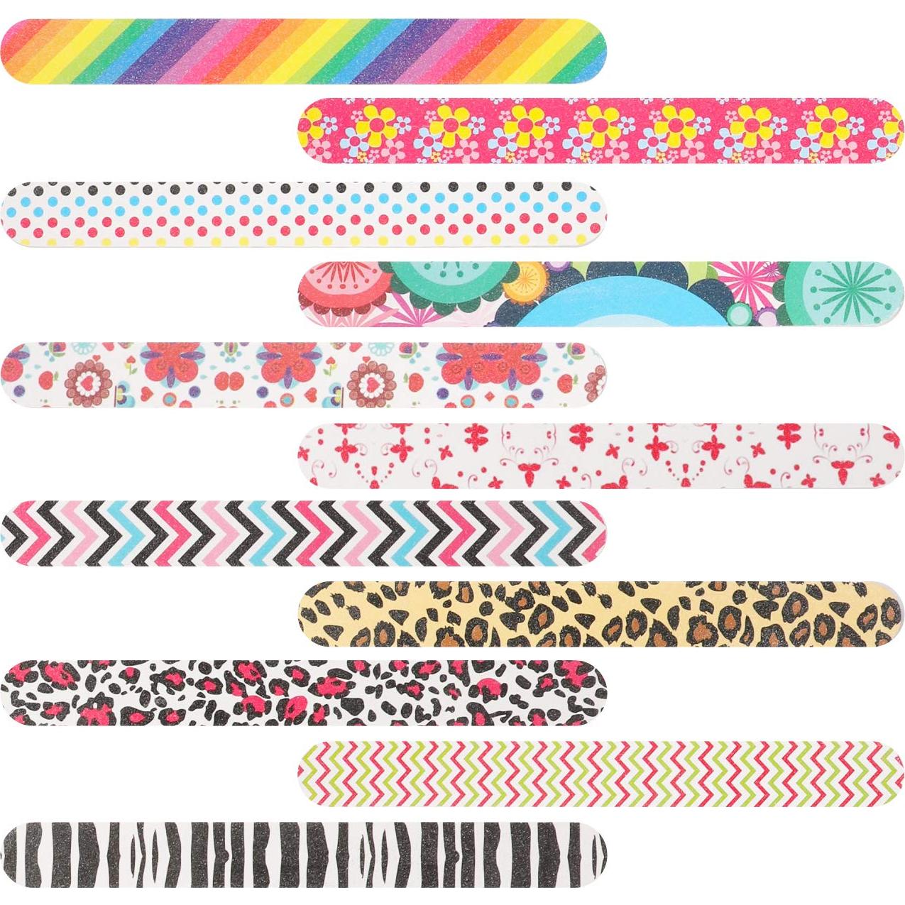 12 Limas de Uñas Coloridas YIMICOO 150/150 Doble Cara 17.78 cm