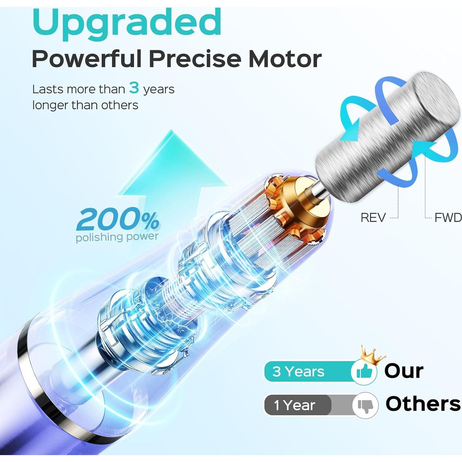 Taladro de Uñas Eléctrico Inalámbrico COSLUS C42 0.077 kg