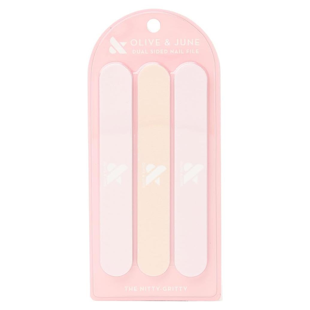 Paquete de Limaduras de Uñas Olive & June | 3 Limaduras Doble Cara
