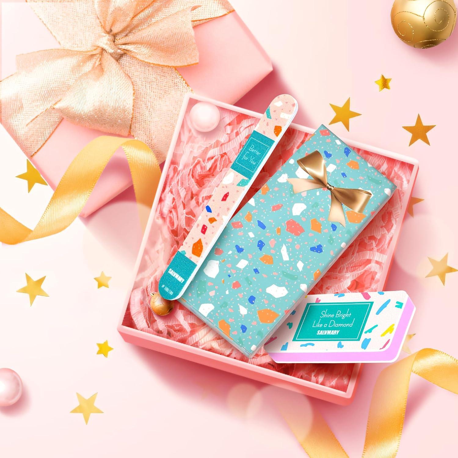 Juego de Lima y Pulidor de Uñas SALVMARY 100/180 Grit