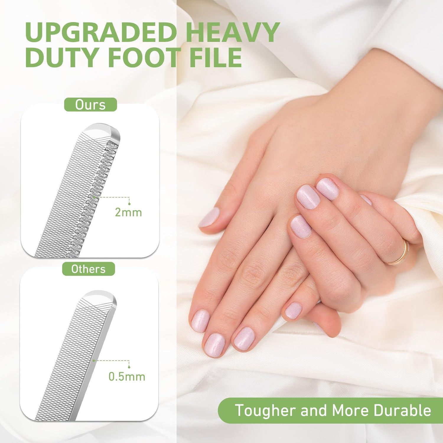 Lima de Uñas Profesional BALUCA de Acero Inoxidable 12 cm