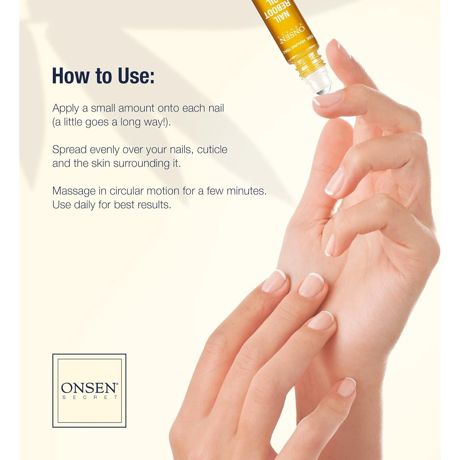 Kit de Cuidado de Uñas Onsen Secret - Aceite y Pulido 1pk