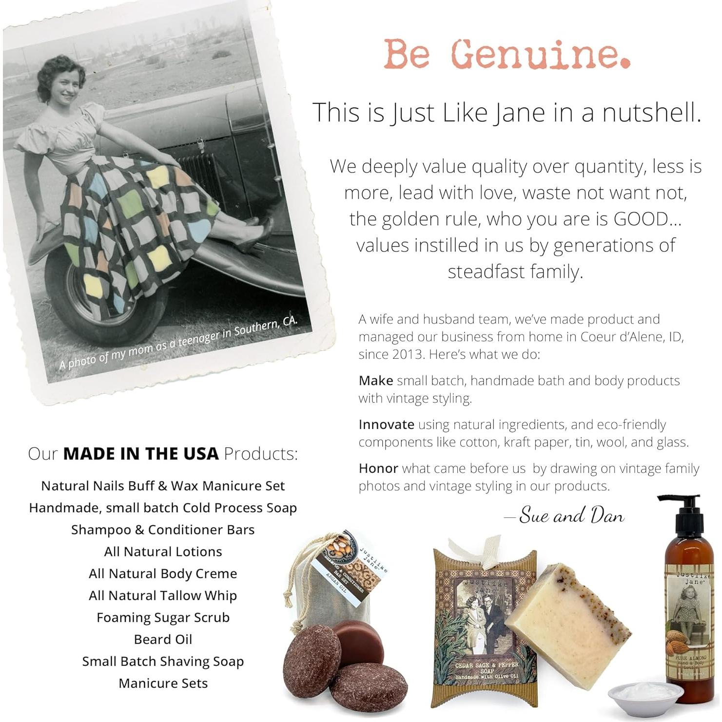 Kit Completo de Cuidado de Uñas Naturales Just Like Jane