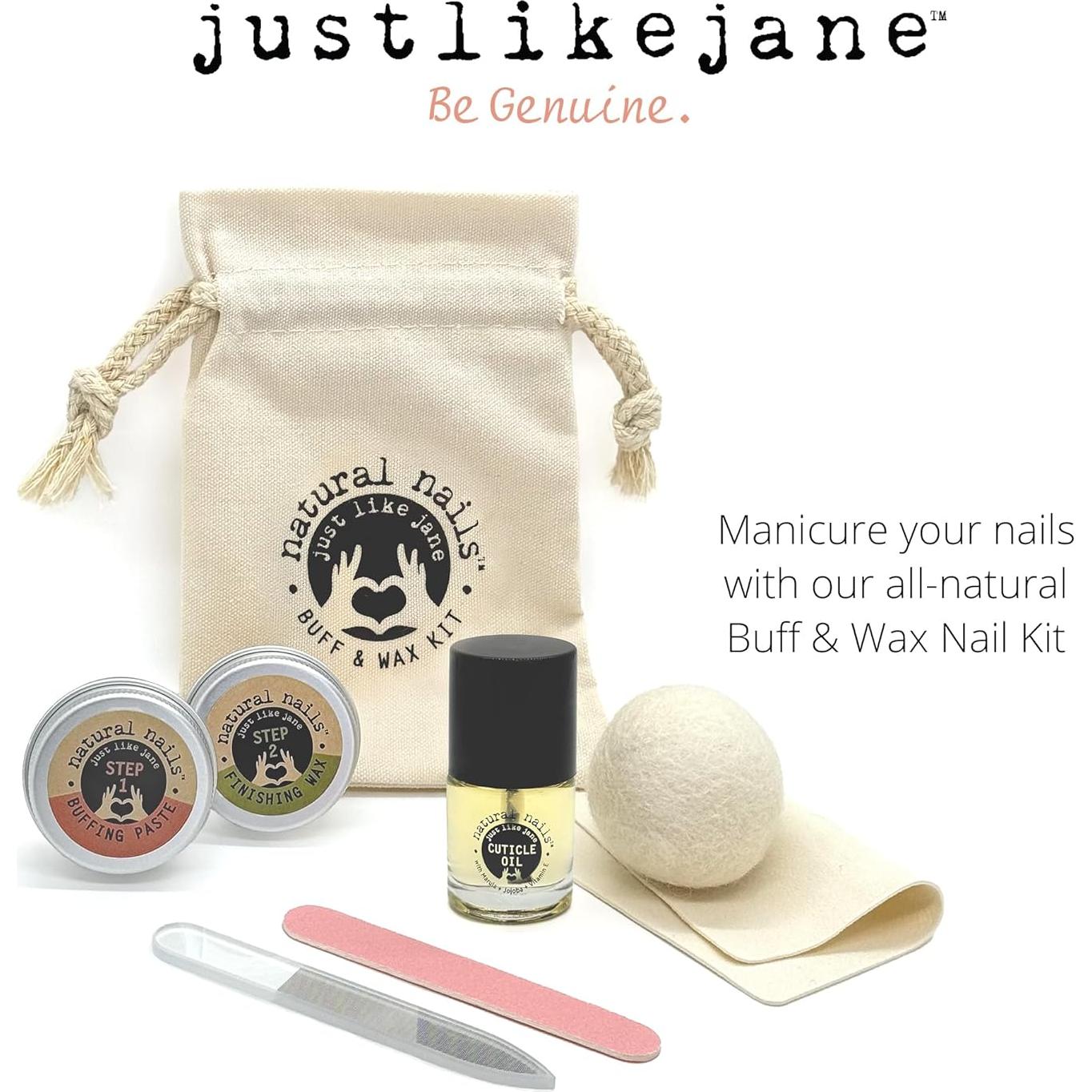 Kit Completo de Cuidado de Uñas Naturales Just Like Jane