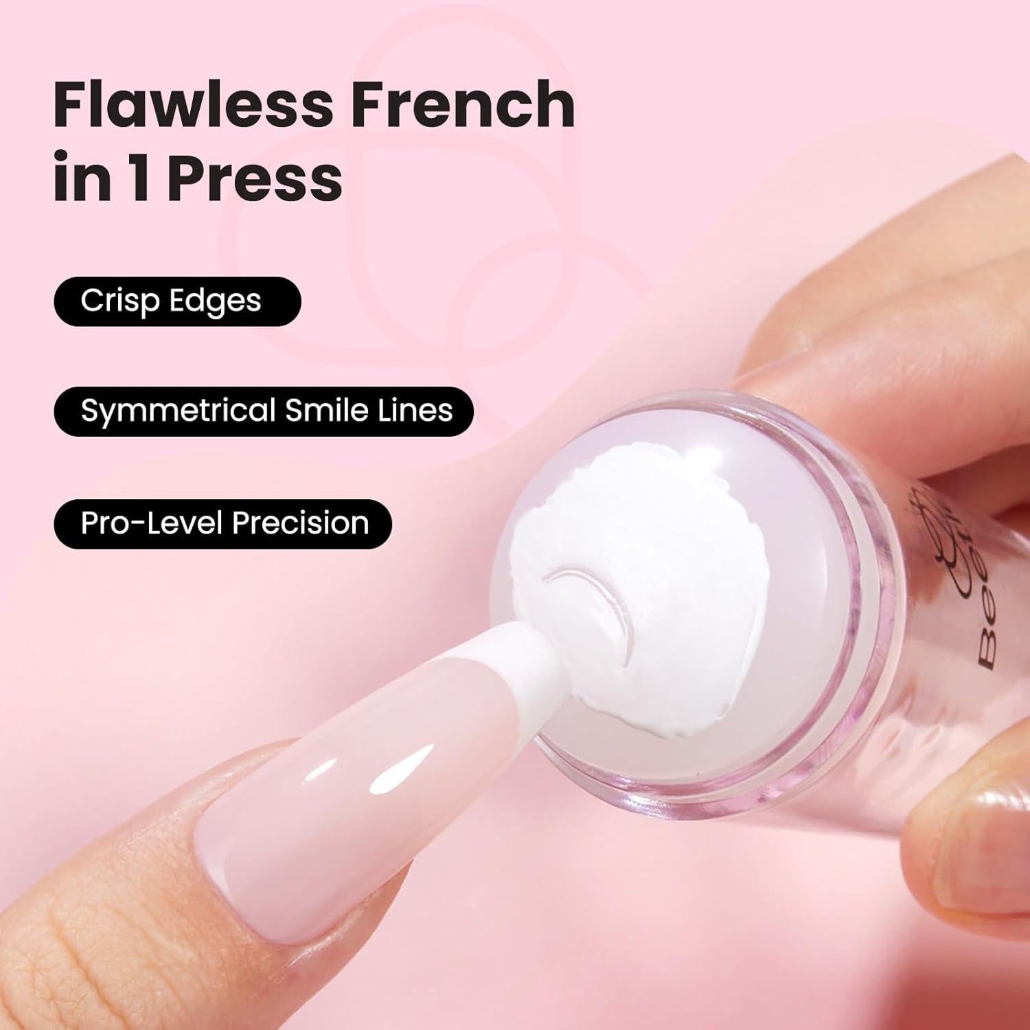 Kit de Sello de Uñas Beetles 3 Piezas con Repuestos