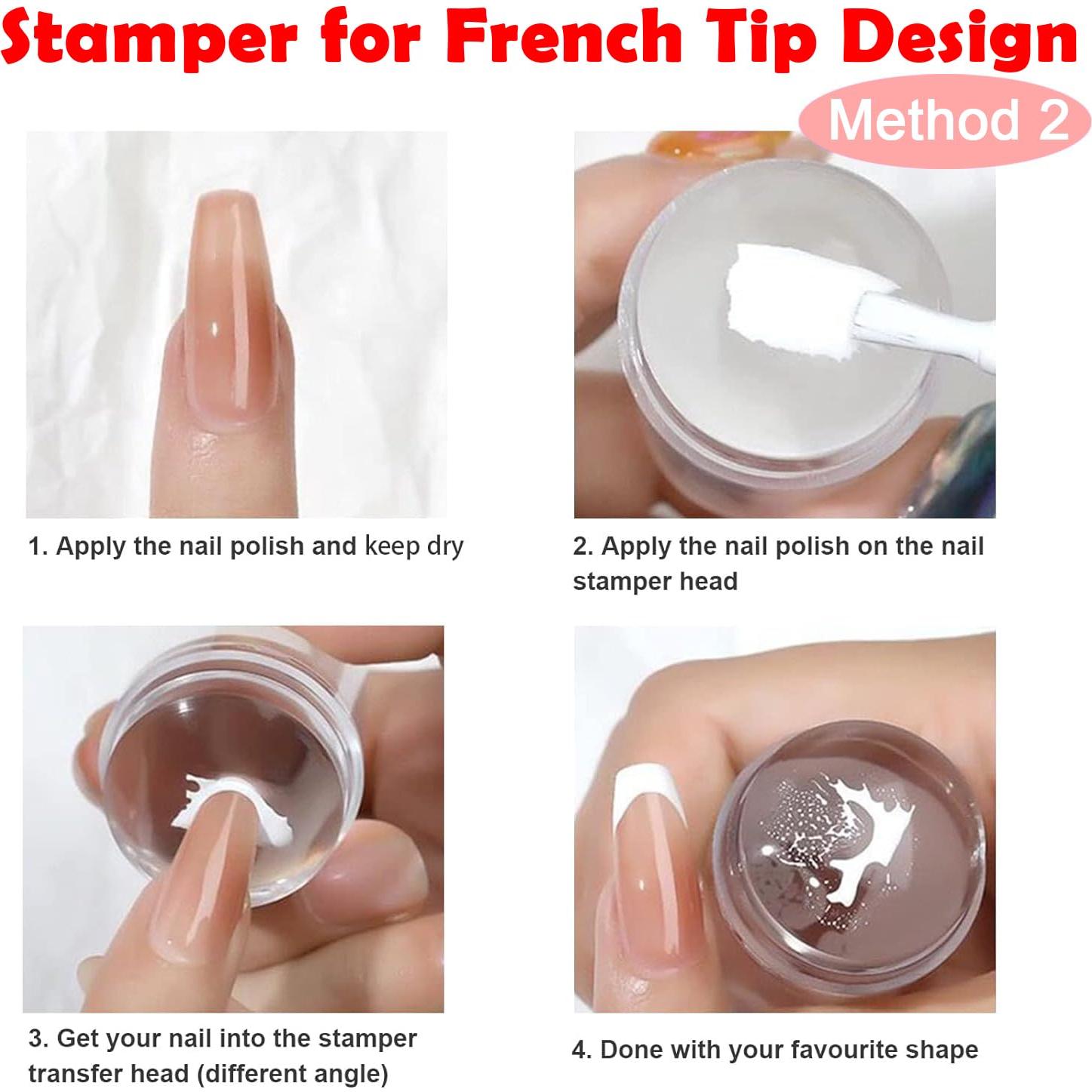 Kit de Estampado de Uñas 5 Piezas MOLILO - Plantillas Flores