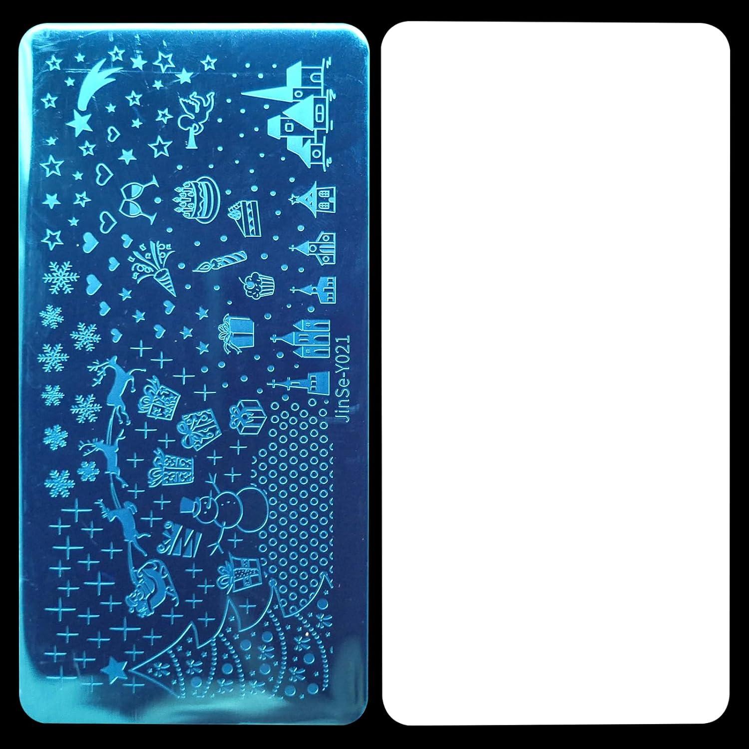 Kit de Estampado de Uñas AddFavor 6 Piezas Navidad