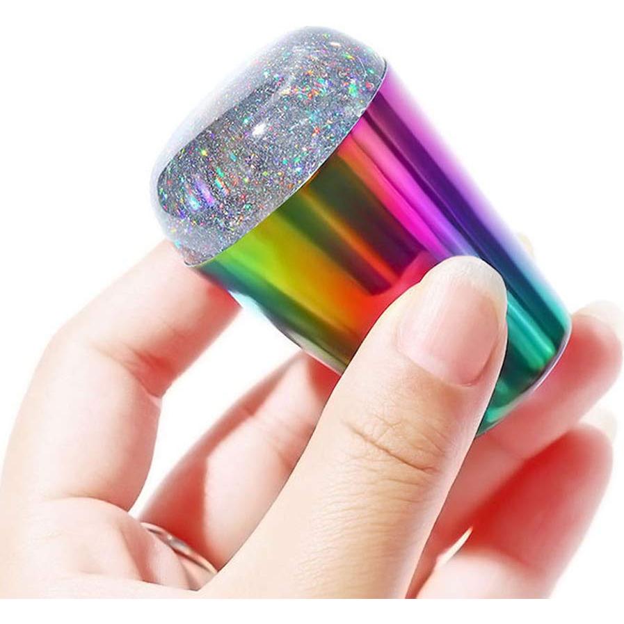 Kit de Estampado de Uñas Silicona Multicolor Lasenersm