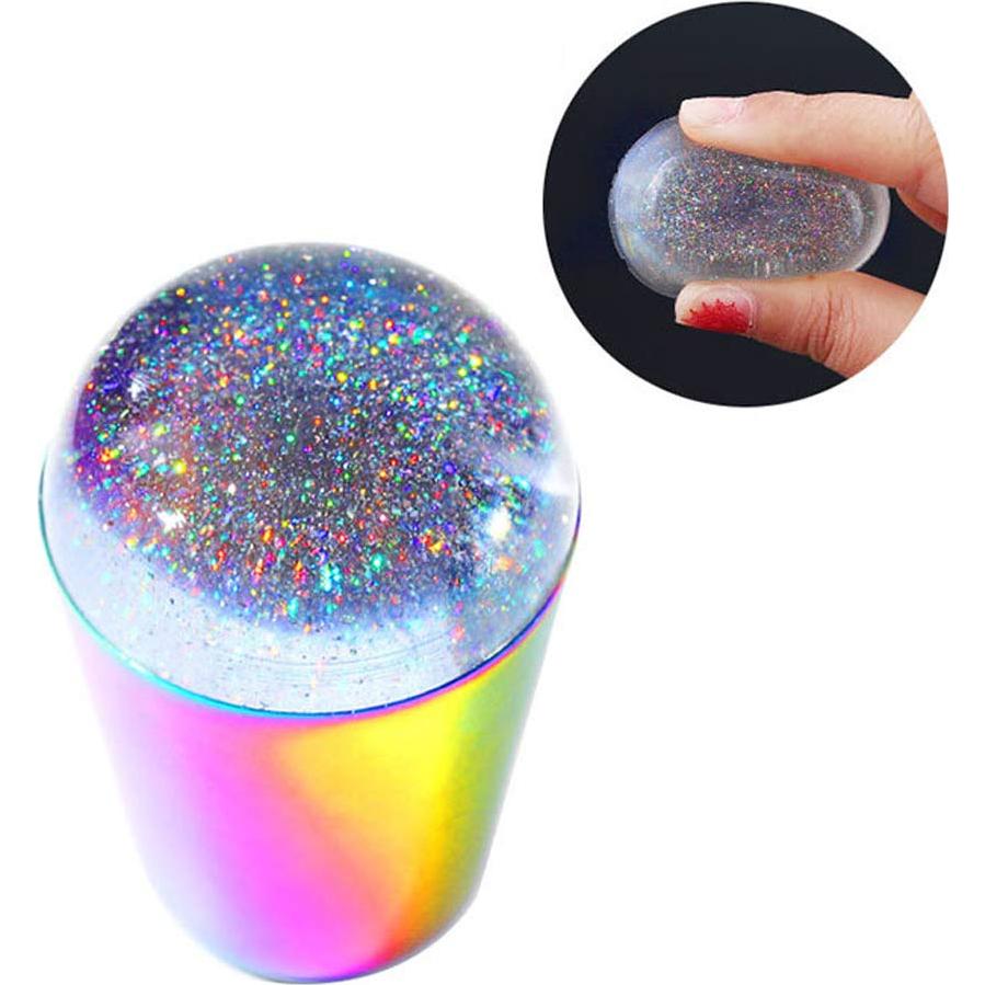 Kit de Estampado de Uñas Silicona Multicolor Lasenersm