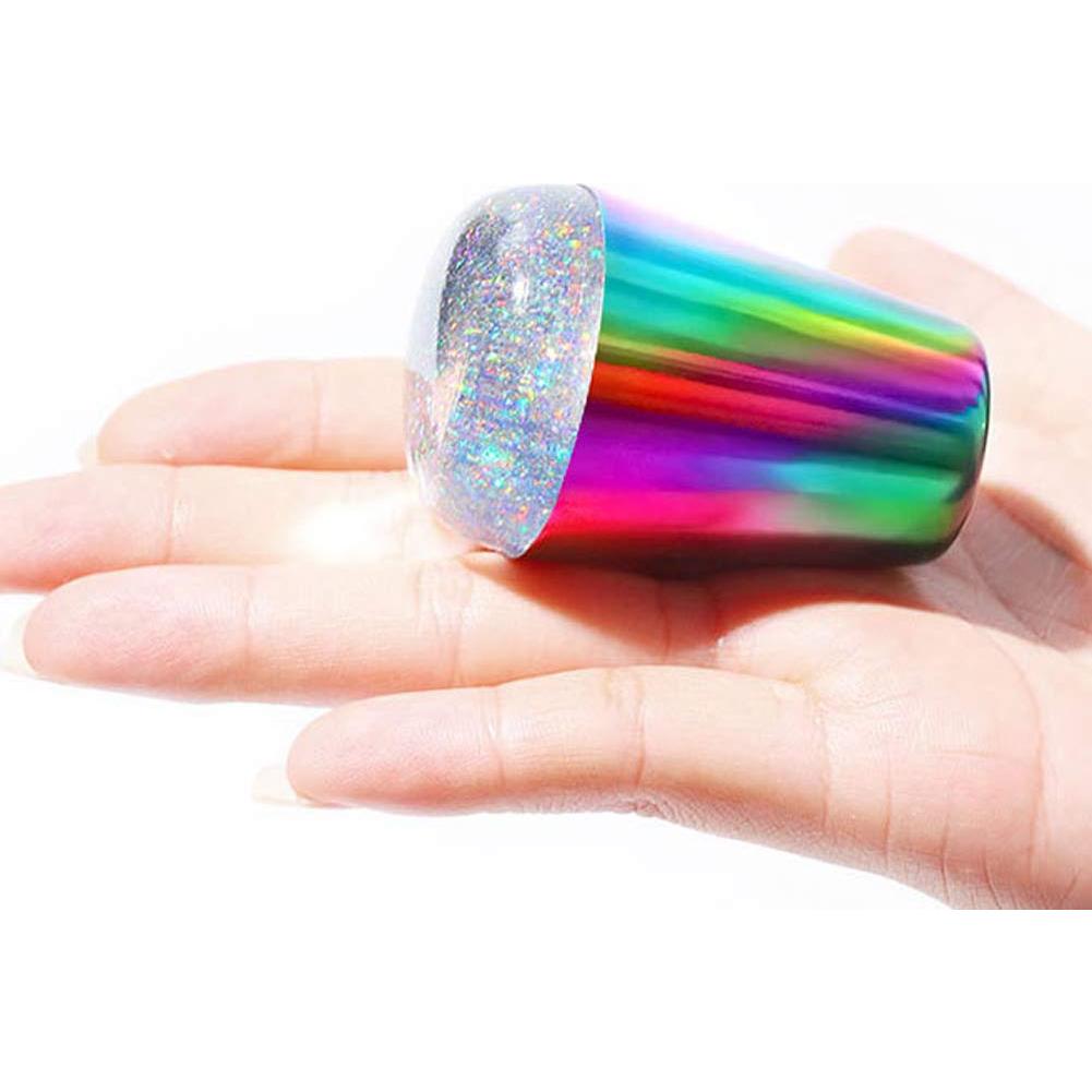 Kit de Estampado de Uñas Silicona Multicolor Lasenersm