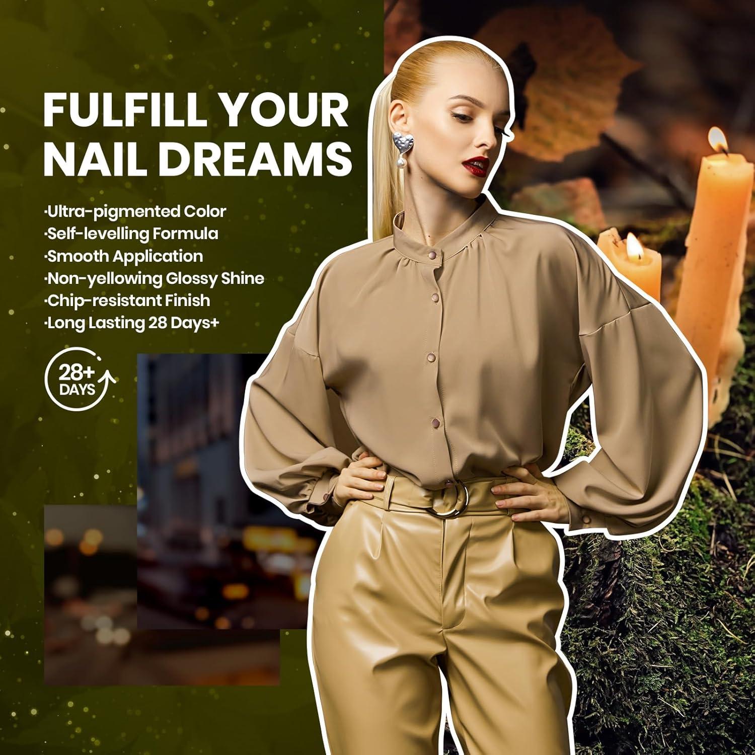 Juego de Esmalte de Uñas Gel Beetles 20 Colores Urban Elegance