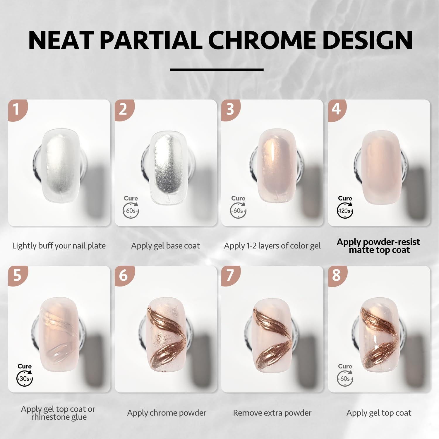 Top Coat Mate GAOY 16ml Resistente al Polvo para Uñas