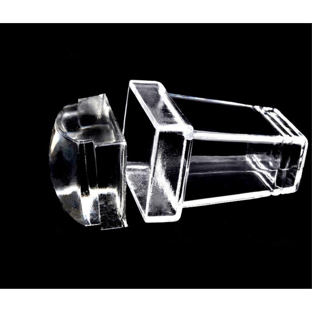 Estampador de Uñas Rectangular Yueton con Raspador 30x24mm