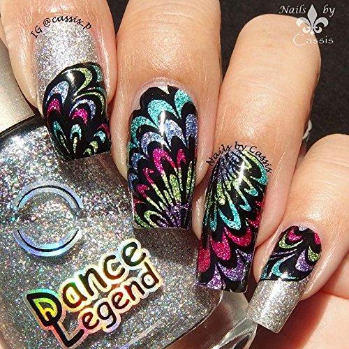 Placa de Estampado de Uñas PUEEN Paraíso de Mármol 01 12.5x6.5cm