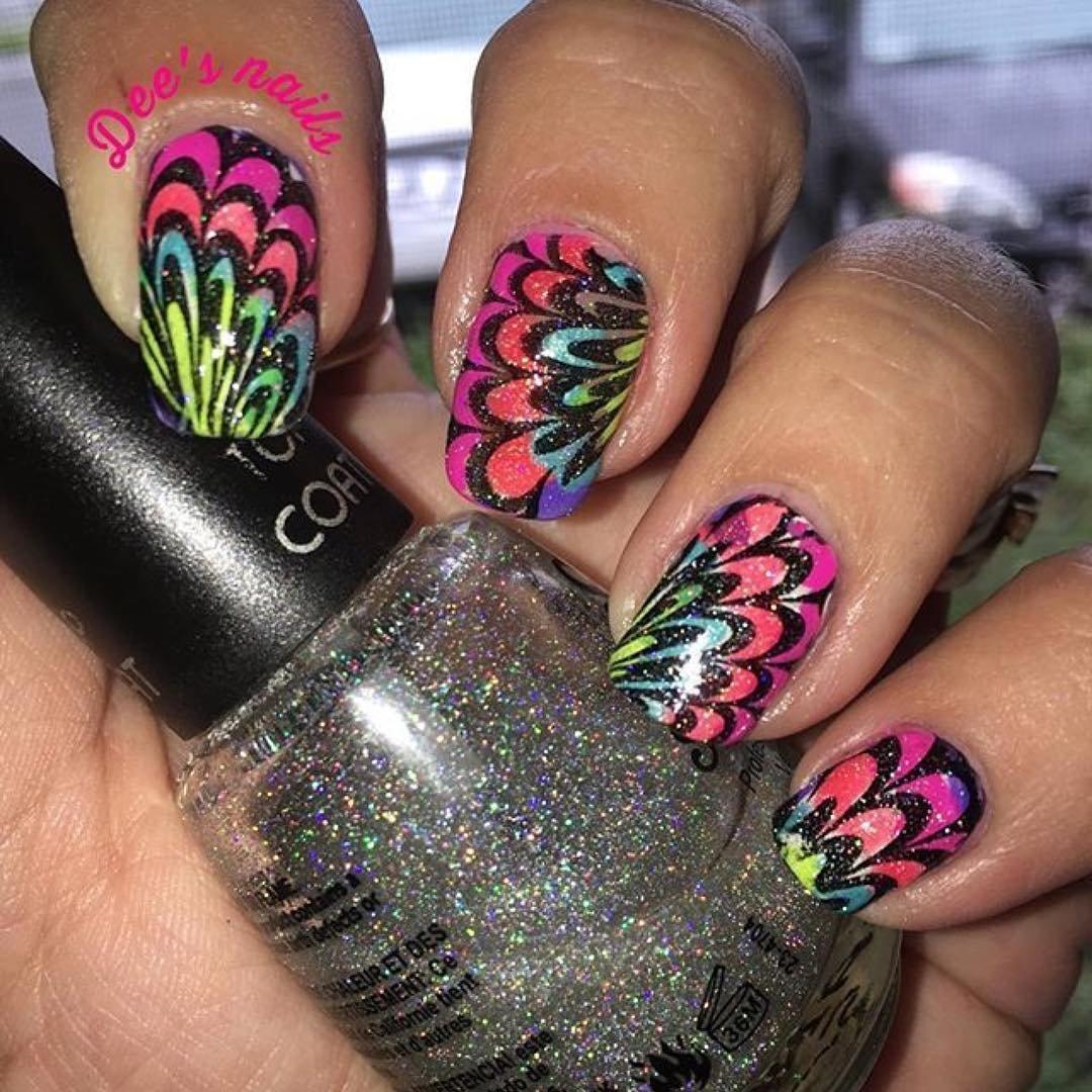 Placa de Estampado de Uñas PUEEN Paraíso de Mármol 01 12.5x6.5cm