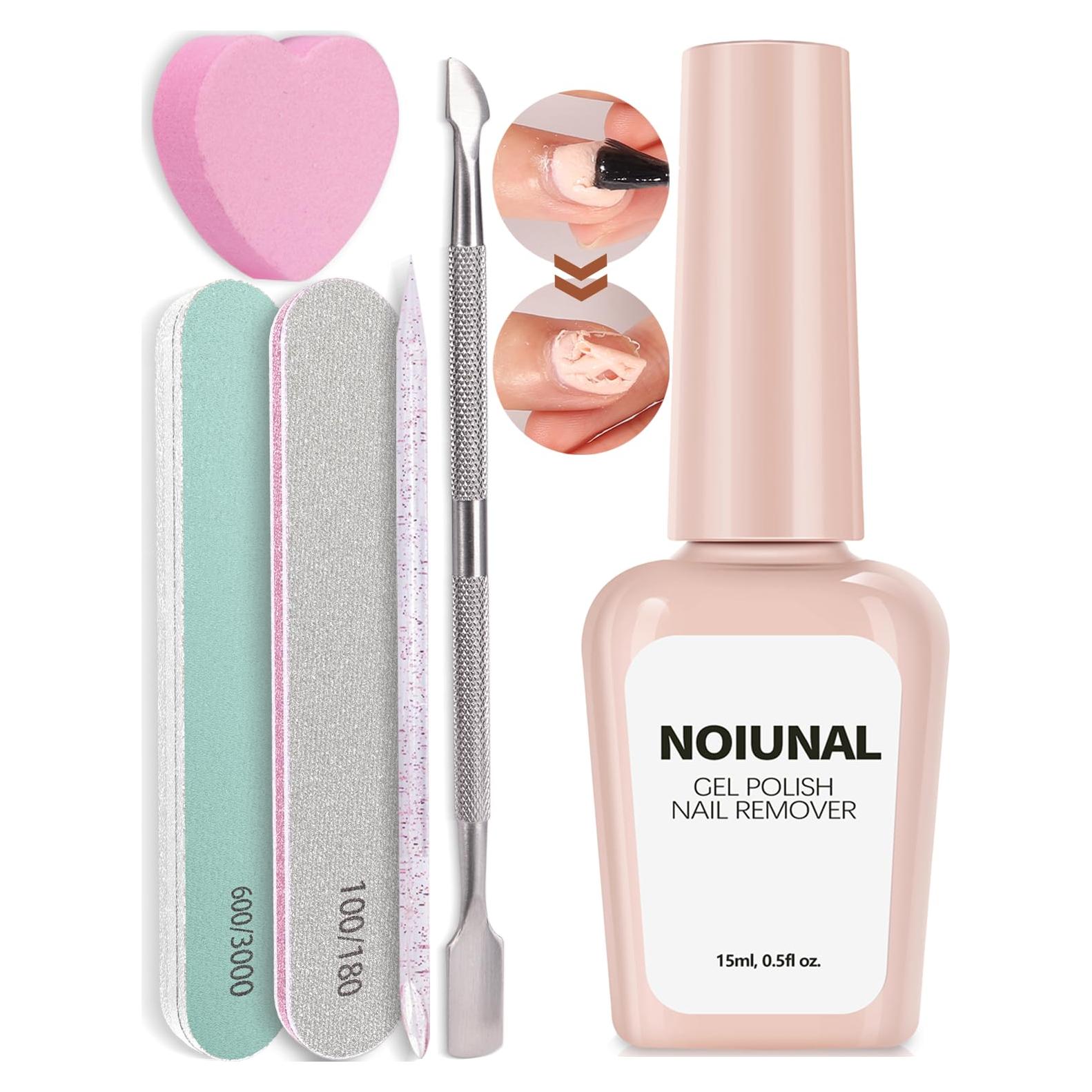 Removedor de Esmalte de Uñas en Gel Noiunal - Kit Completo