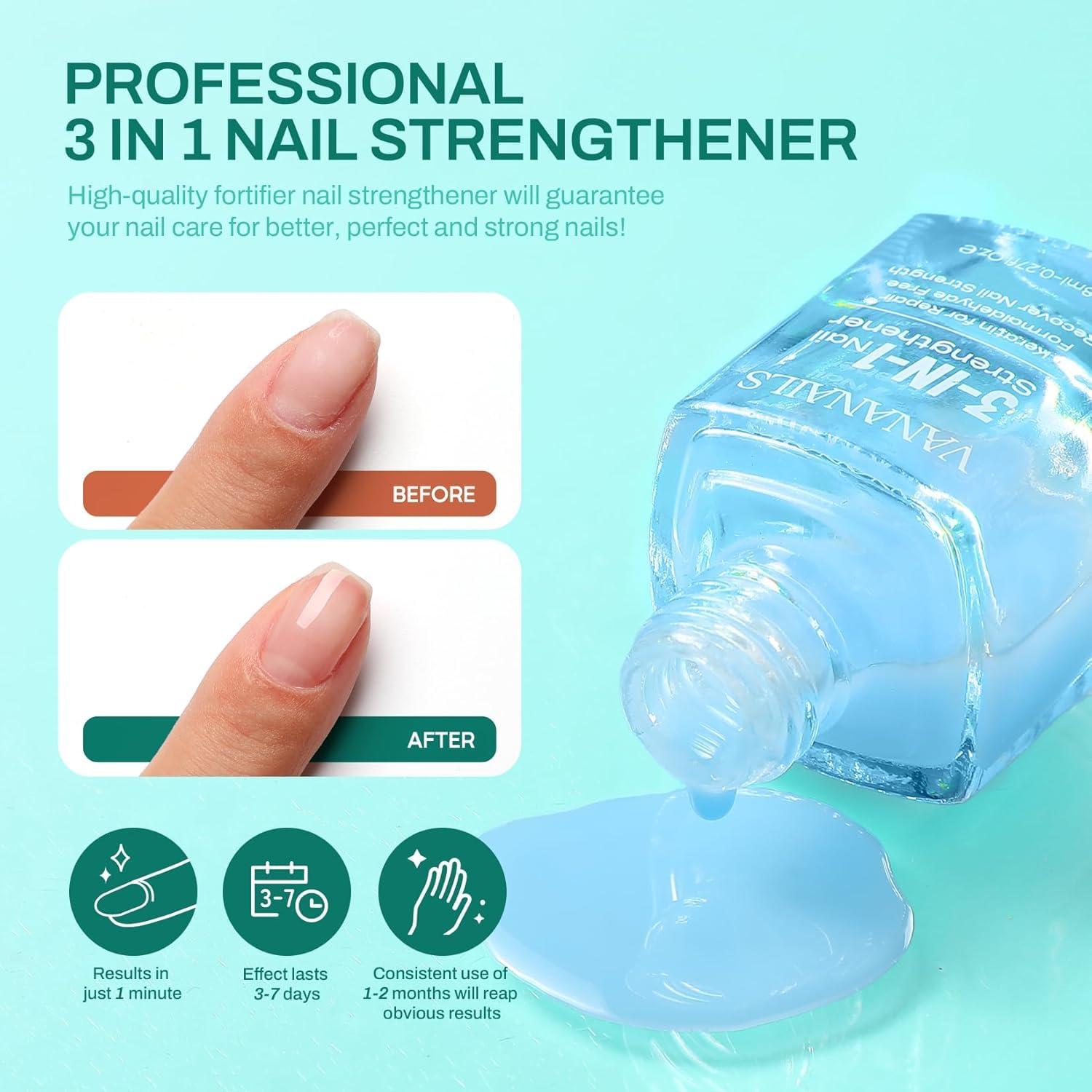 Kit Removedor de Esmalte de Uñas en Gel VANANAILS 3 en 1