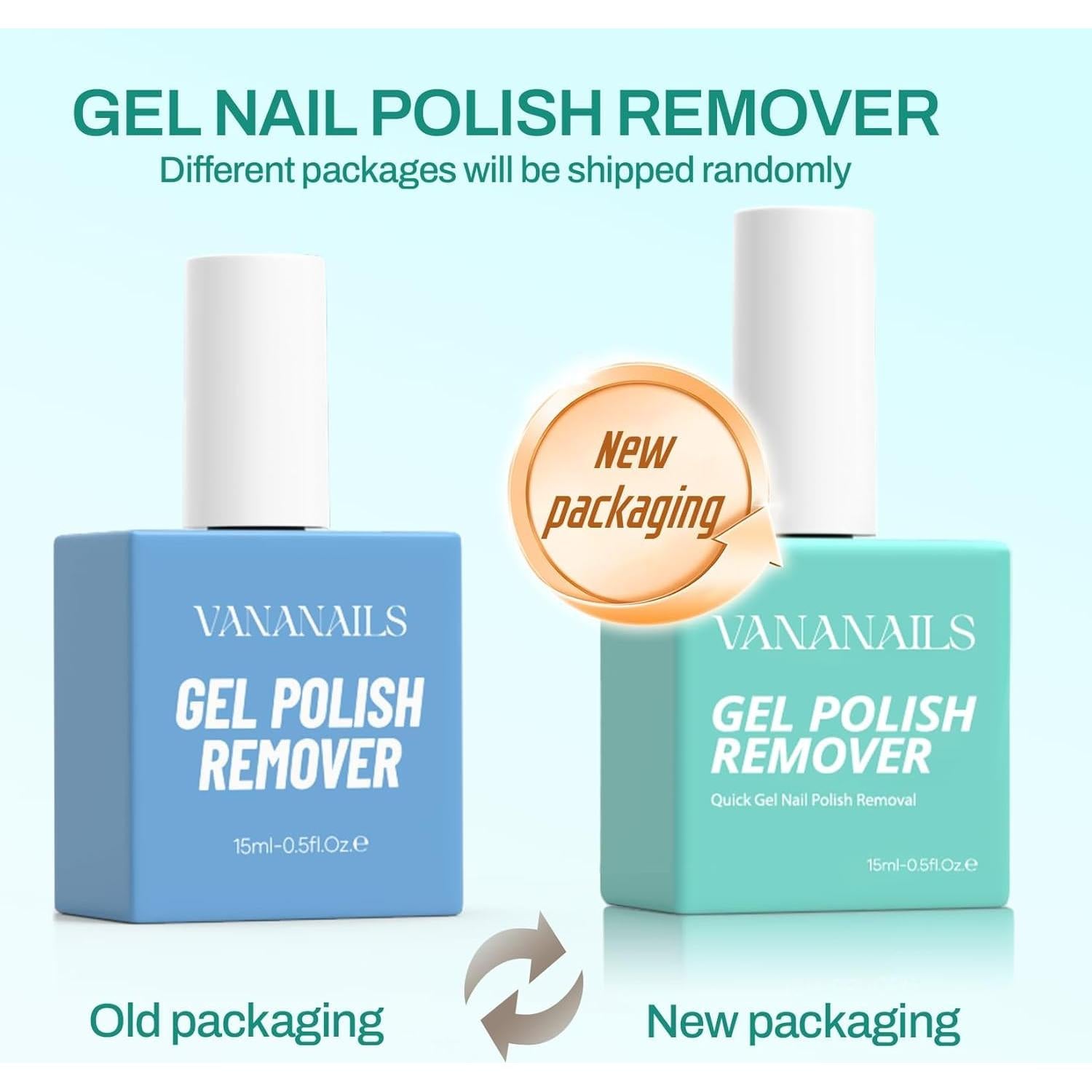 Kit Removedor de Esmalte de Uñas en Gel VANANAILS 3 en 1