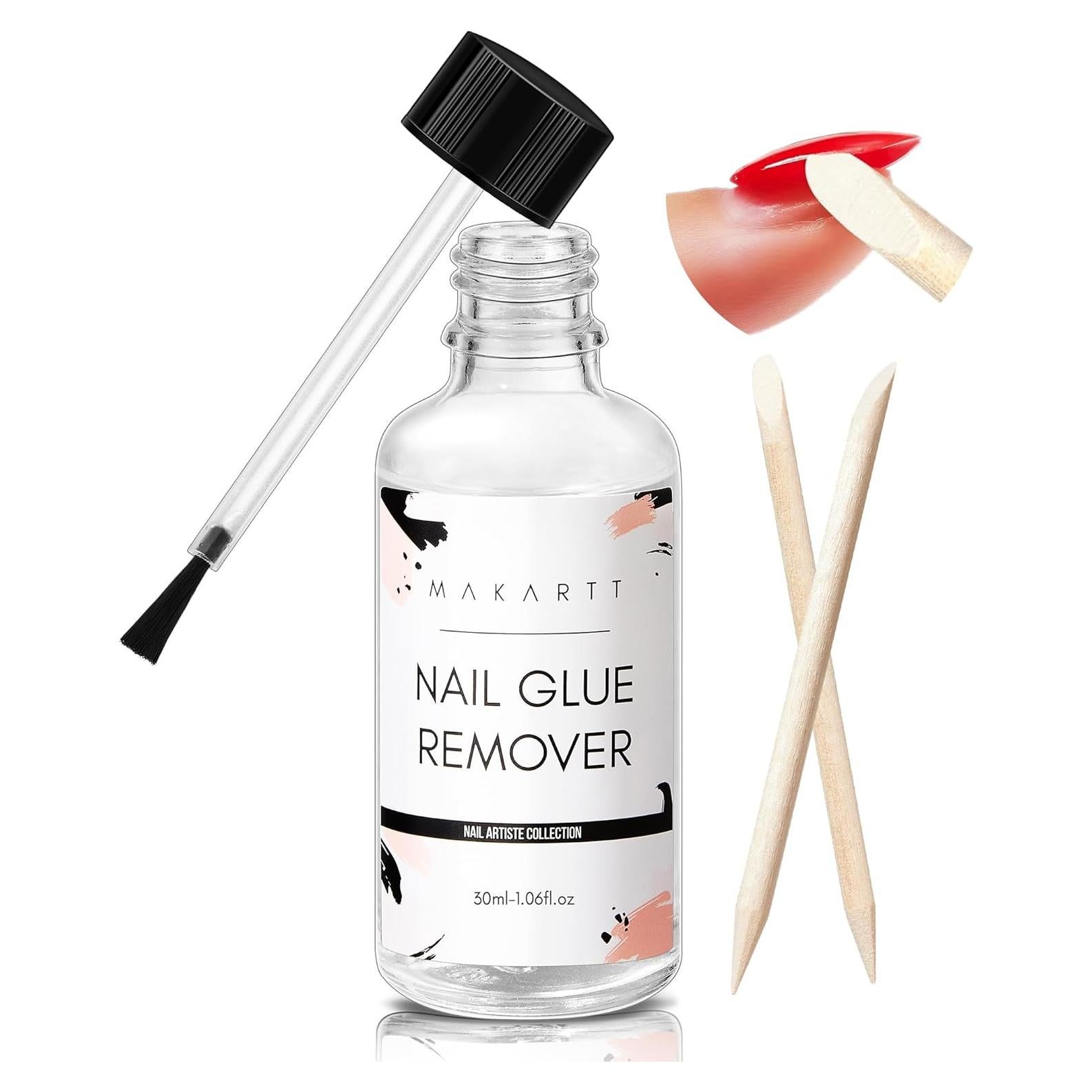 Removedor de Pegamento para Uñas Makartt 30ML - Fácil y Rápido