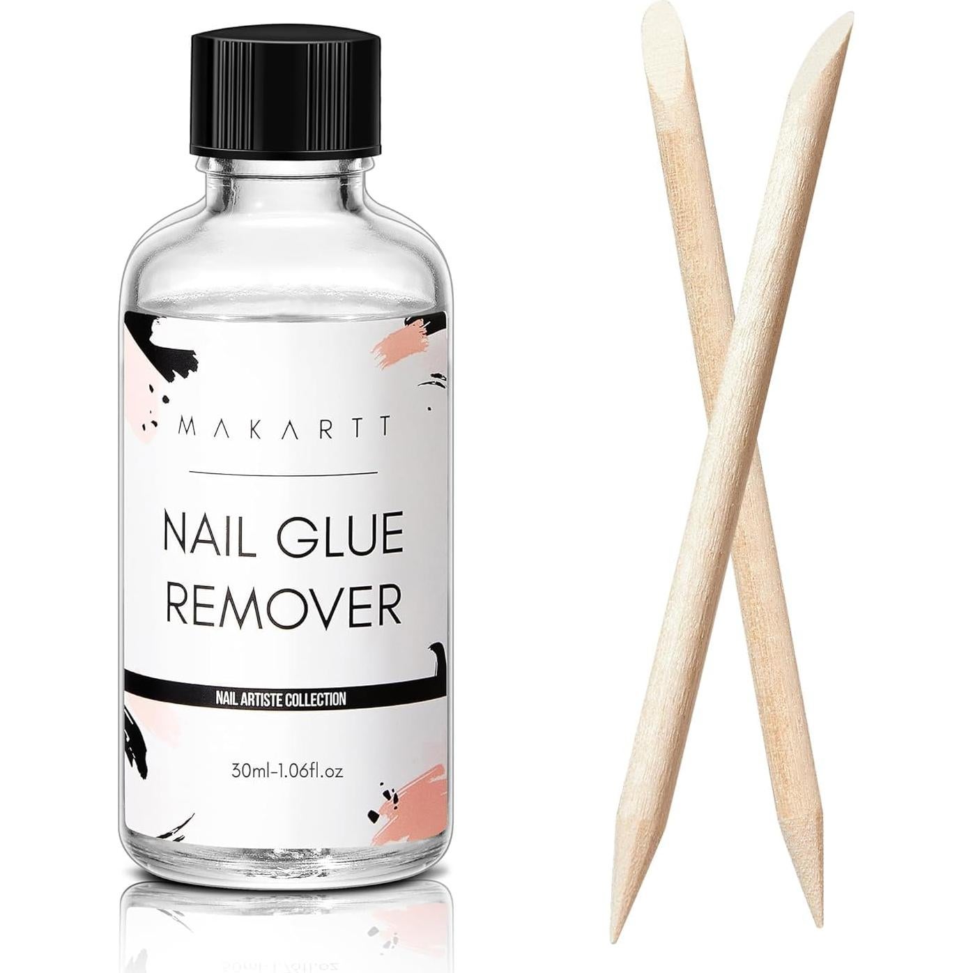 Removedor de Pegamento para Uñas Makartt 30ML - Fácil y Rápido