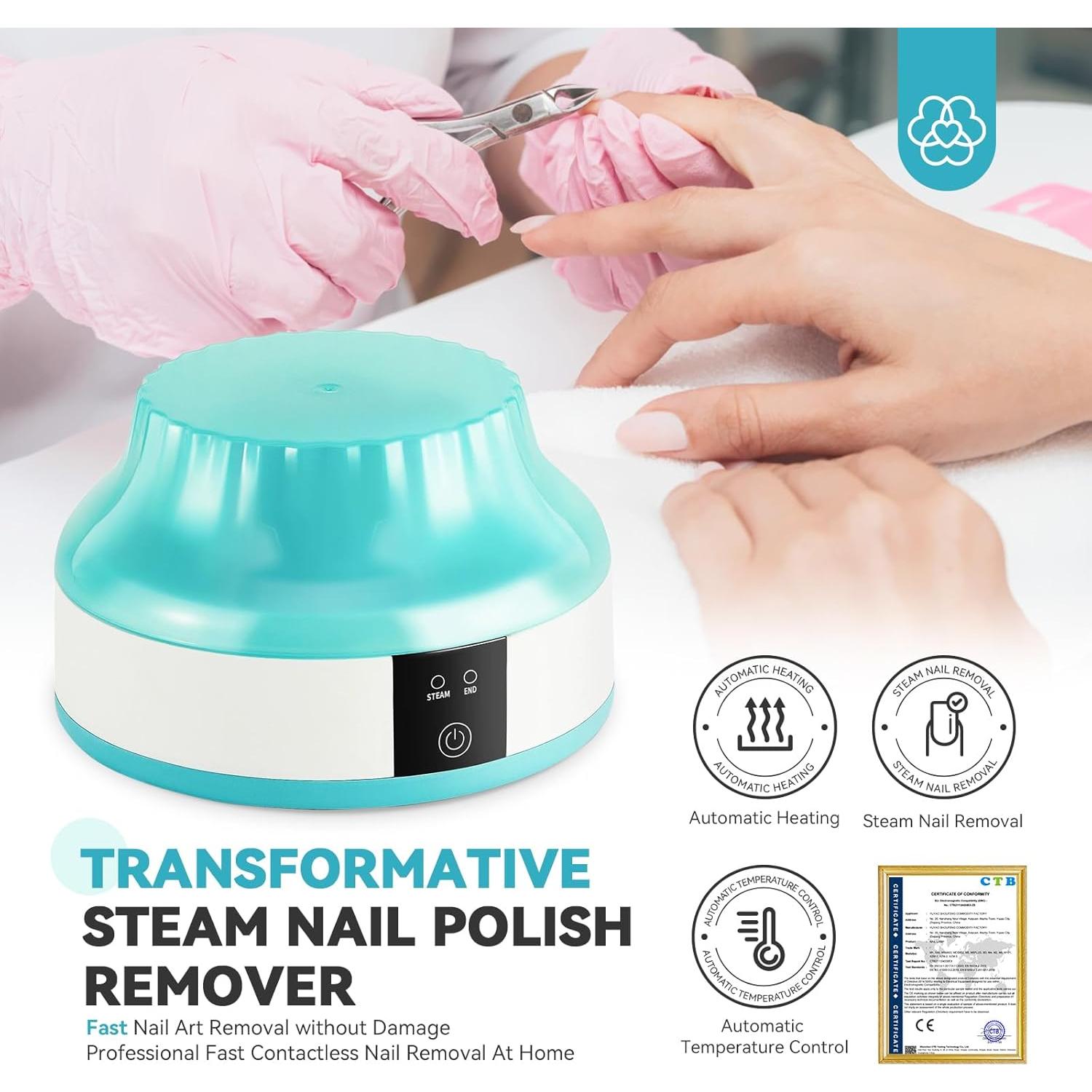 Removedor de Esmalte de Uñas Saviland Pro Steam 650g
