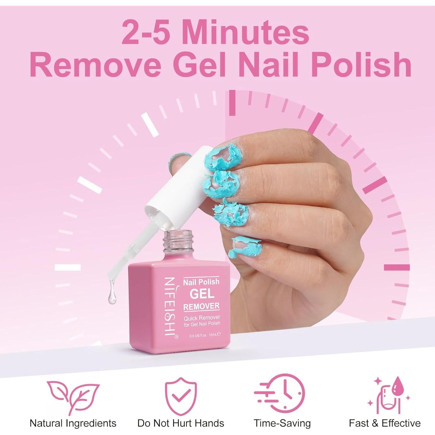 Removedor de Esmalte de Uñas en Gel Ledong 14.79 ml 2PCS