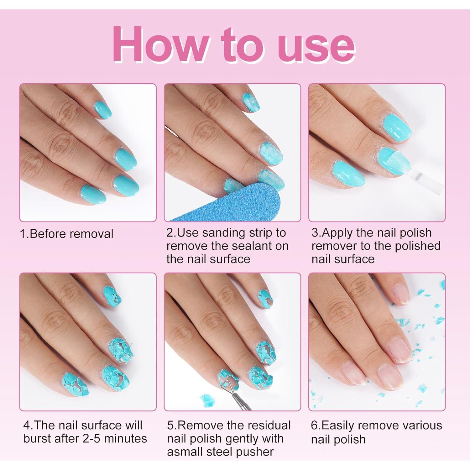 Removedor de Esmalte de Uñas en Gel Ledong 14.79 ml 2PCS