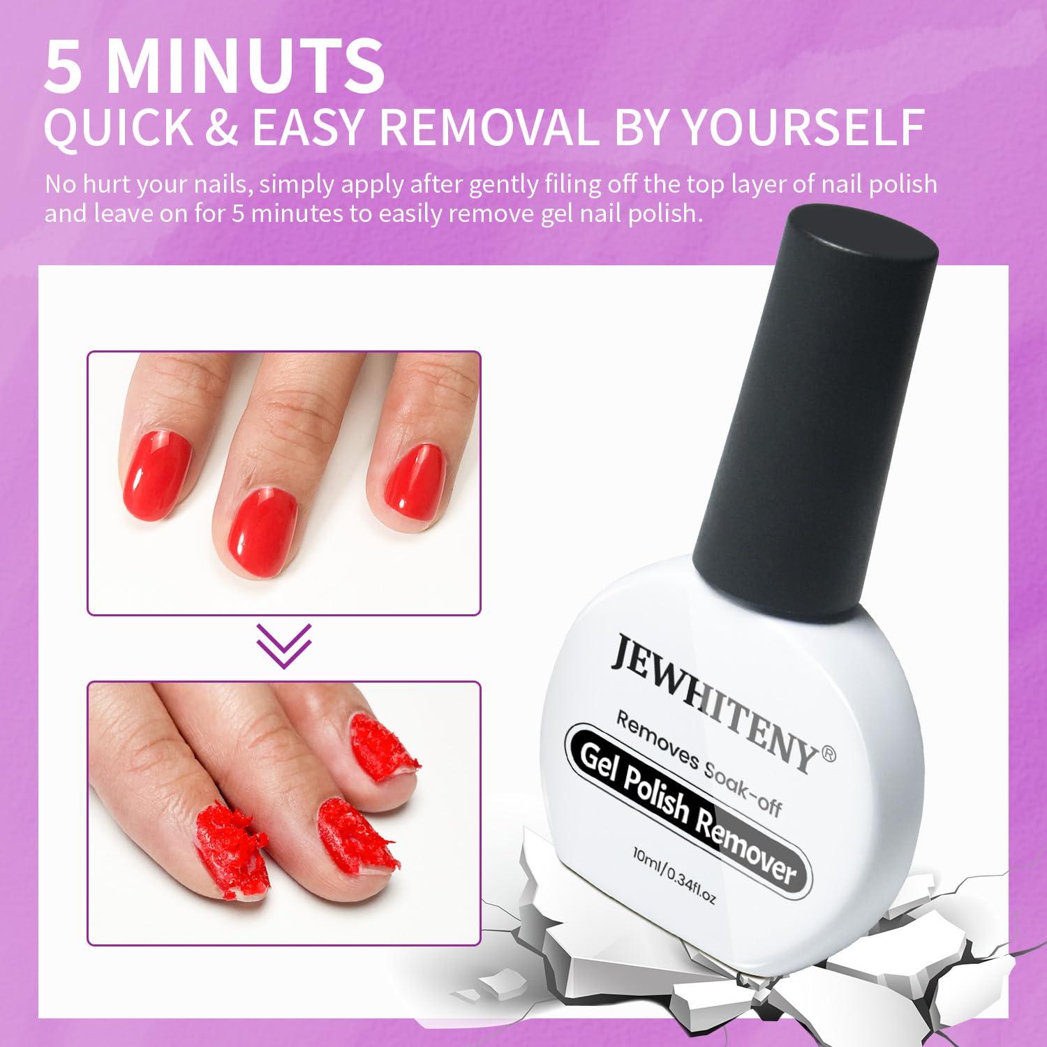 Removedor de Esmalte de Uñas en Gel JEWHITENY 10ml 2pcs