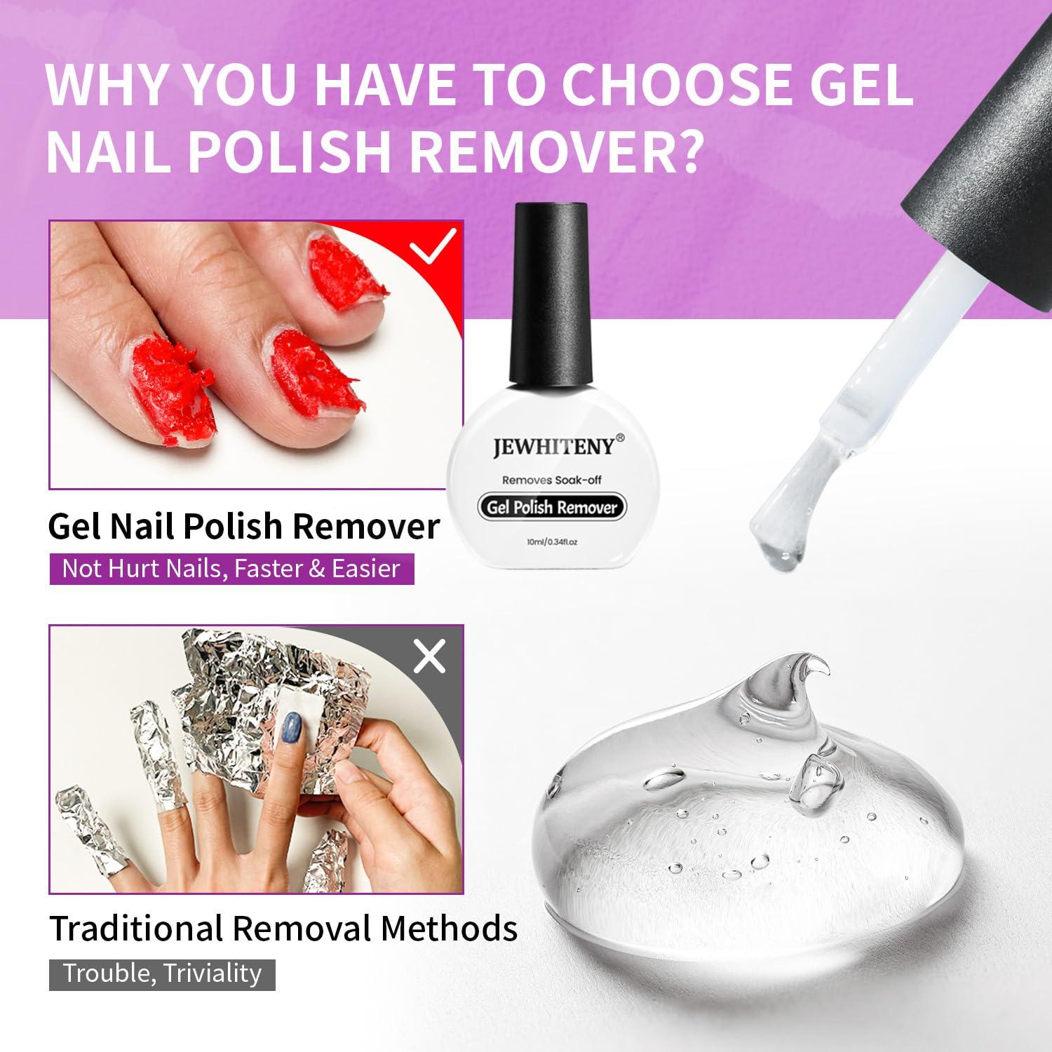 Removedor de Esmalte de Uñas en Gel JEWHITENY 10ml 2pcs