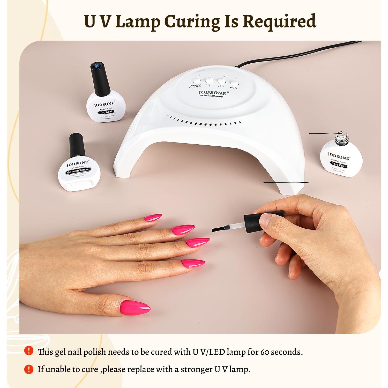 Set de Removedor de Gel para Uñas JODSONE 3Pcs 10ml