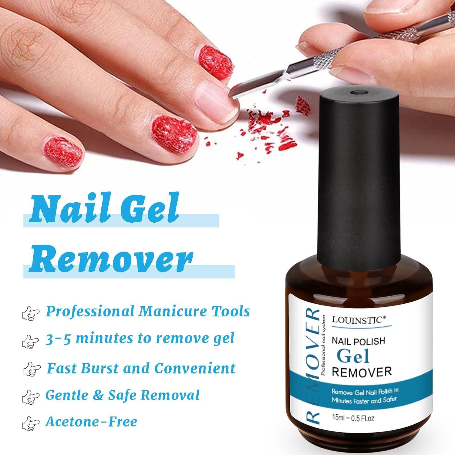 Removedor de Esmalte en Gel LOUINSTIC 1 Paquete 91g Rápido