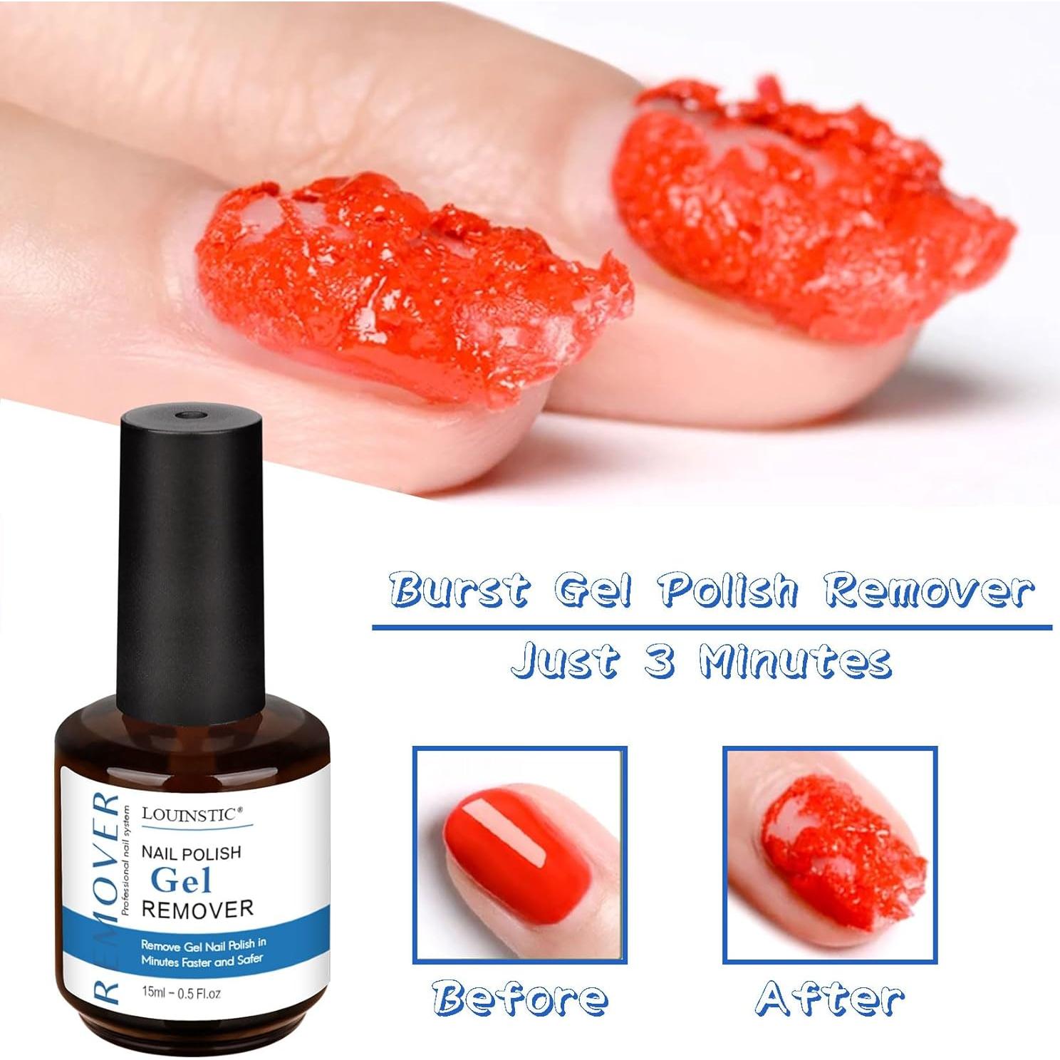 Removedor de Esmalte en Gel LOUINSTIC 1 Paquete 91g Rápido