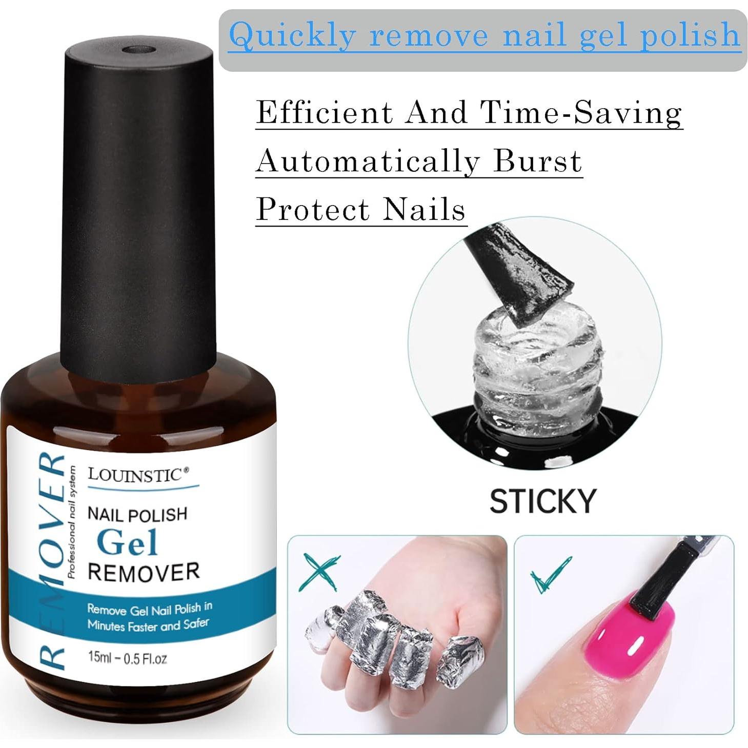 Removedor de Esmalte en Gel LOUINSTIC 1 Paquete 91g Rápido