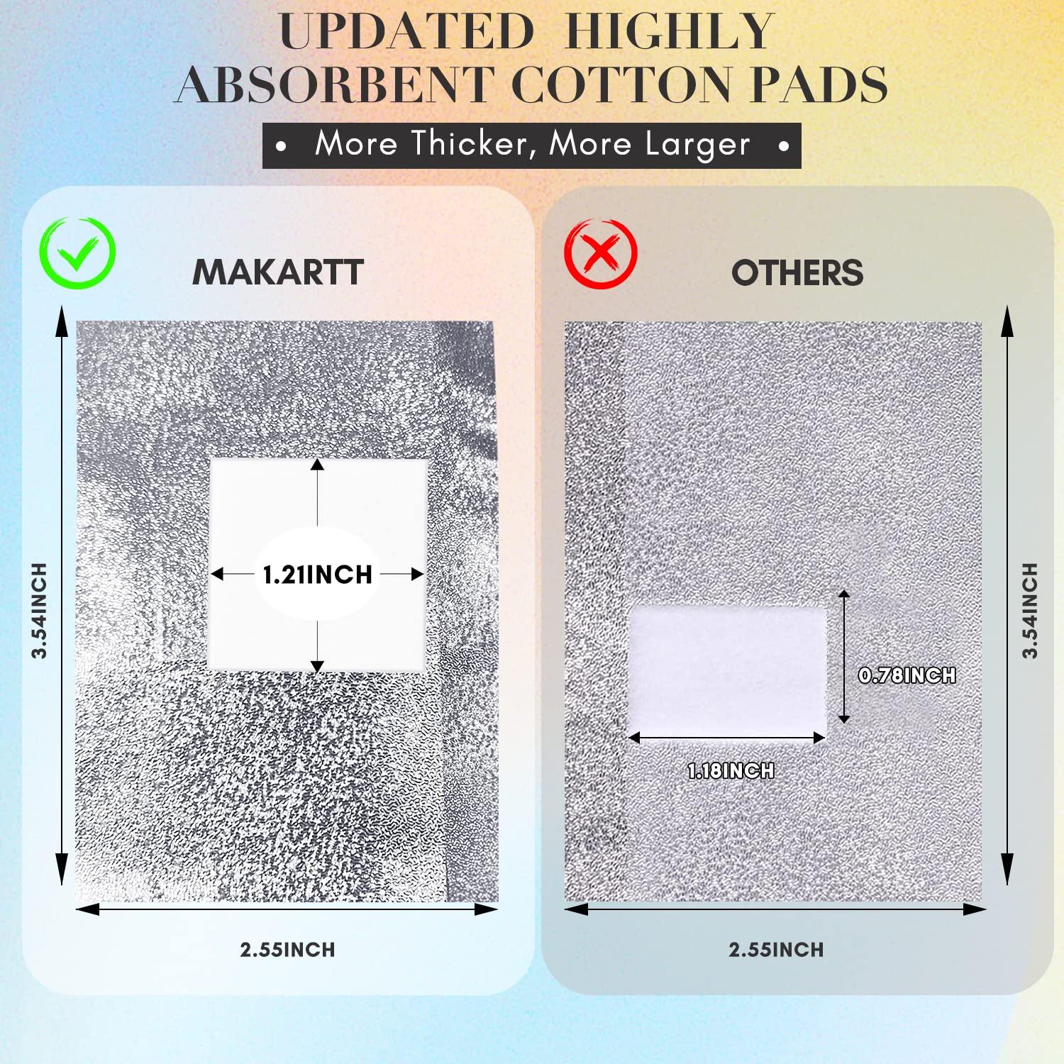 Makartt Removedor de Esmalte en Gel - 200 Envolturas + 1 Raspador
