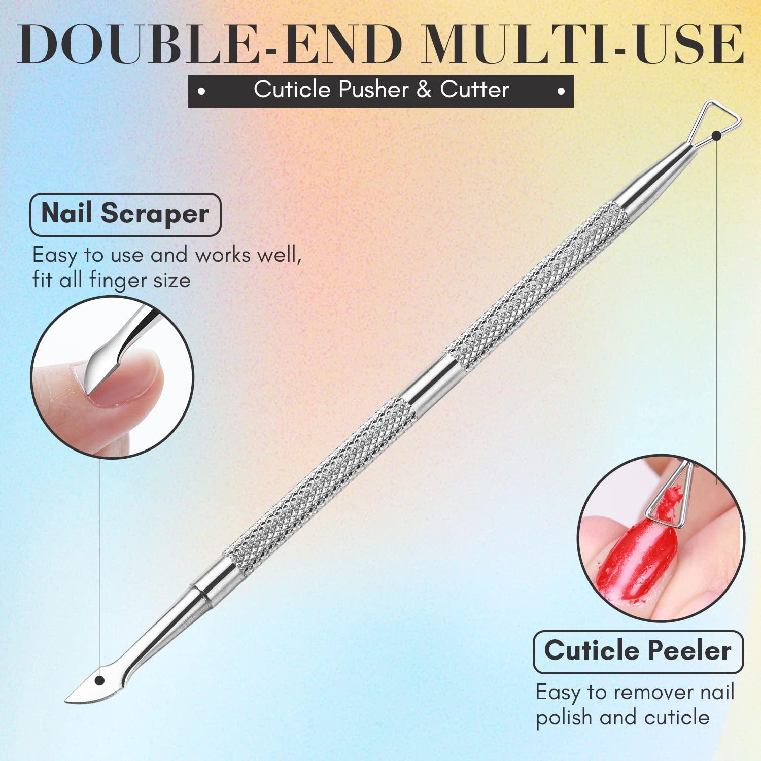 Makartt Removedor de Esmalte en Gel - 200 Envolturas + 1 Raspador