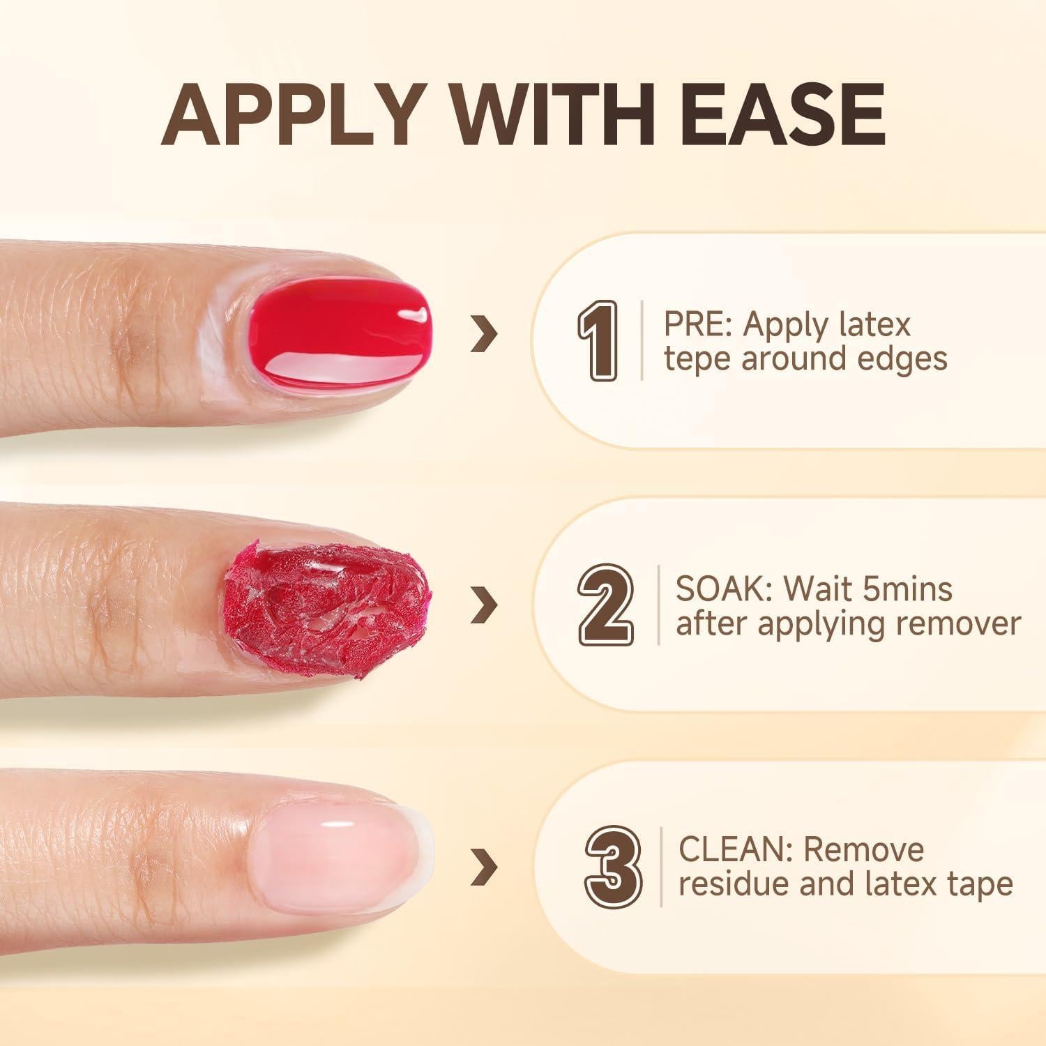 Removedor de Esmalte en Gel UNA GELLA - Rápido y Seguro