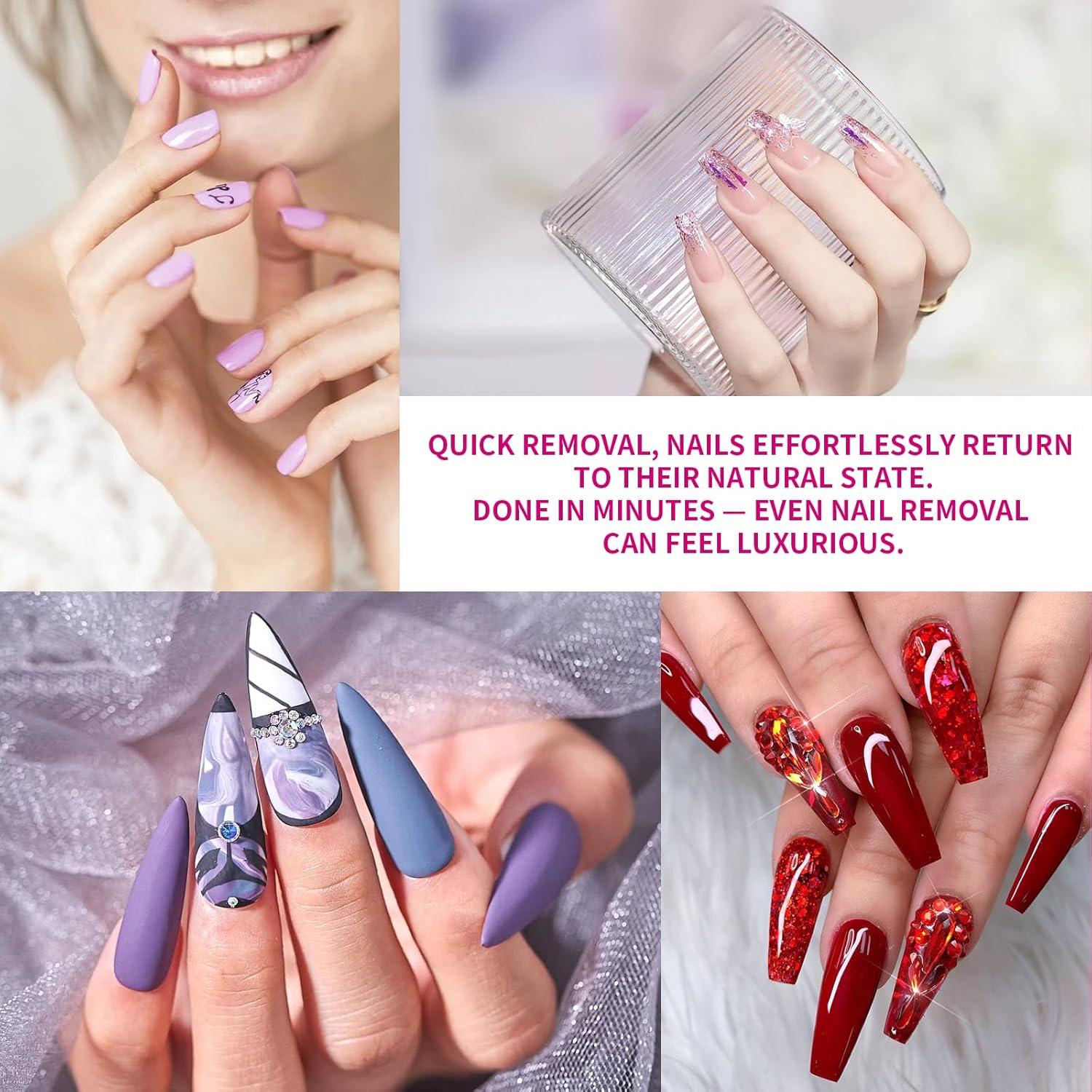 Kit Removedor de Esmalte de Uñas en Gel Qzqetet 15ml