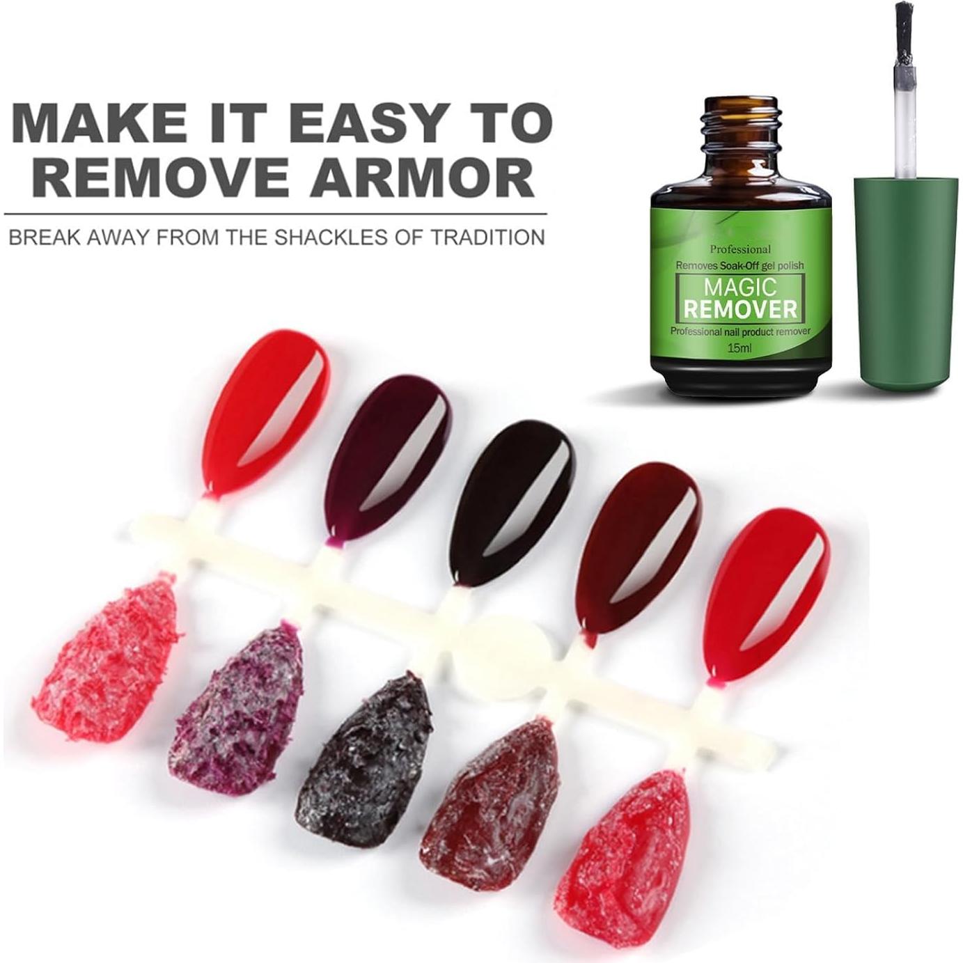 Removedor de Esmalte de Uñas en Gel COSMOO 15ML Rápido y Fácil