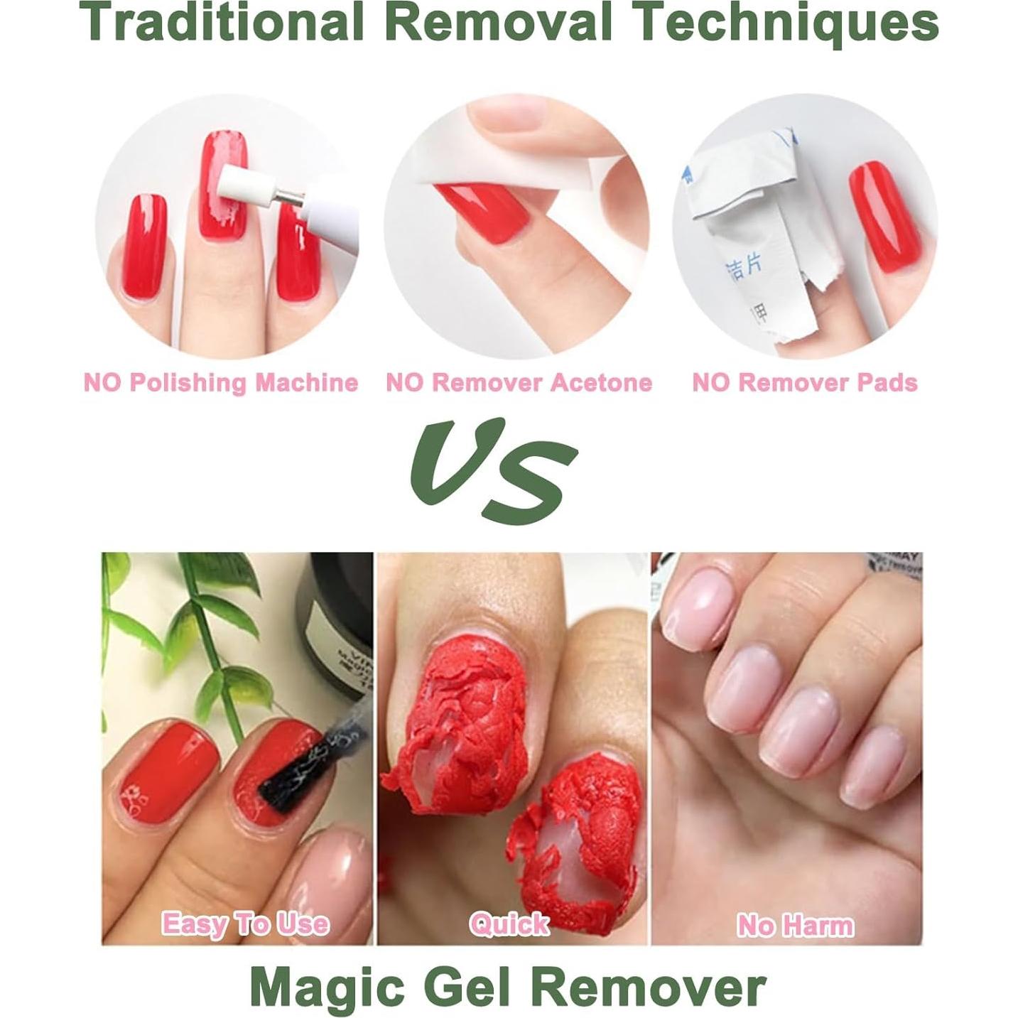 Removedor de Esmalte de Uñas en Gel COSMOO 15ML Rápido y Fácil