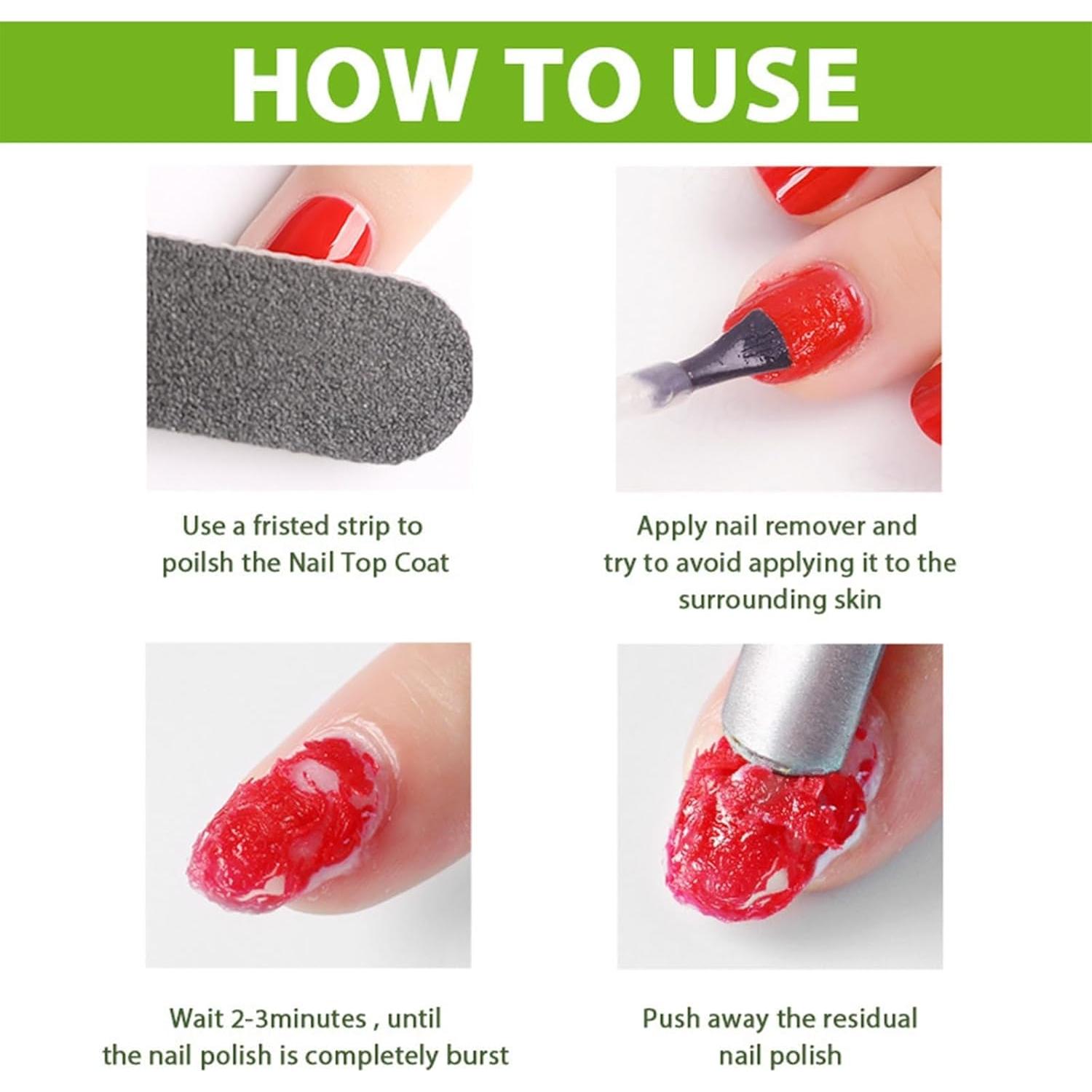 Removedor de Esmalte de Uñas en Gel COSMOO 15ML Rápido y Fácil