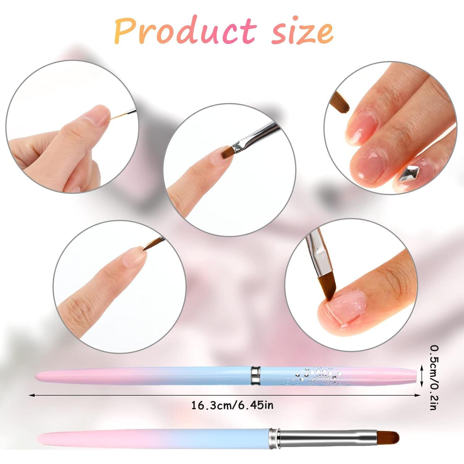 Set de 5 Pinceles de Limpieza de Esmalte MOZEAT LENS