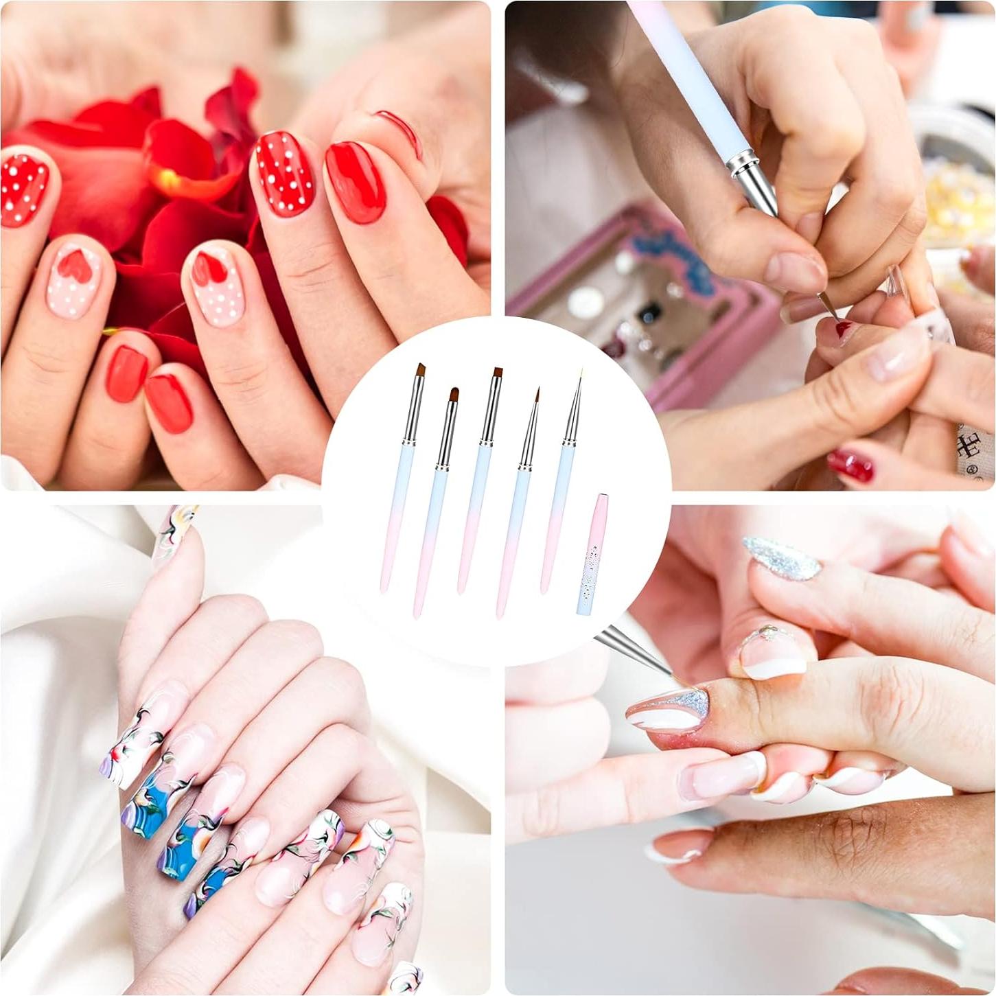 Set de 5 Pinceles de Limpieza de Esmalte MOZEAT LENS