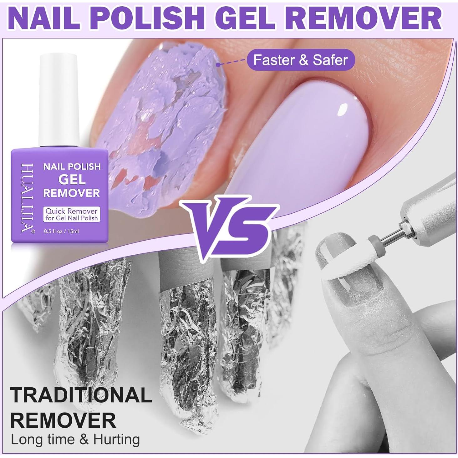 Removedor de Esmalte de Uñas en Gel WELEYOU 15ml Rápido y Efectivo