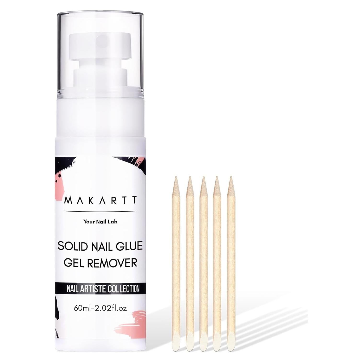 Removedor de Pegamento para Uñas Makartt 60ML Suave Sin Acetona